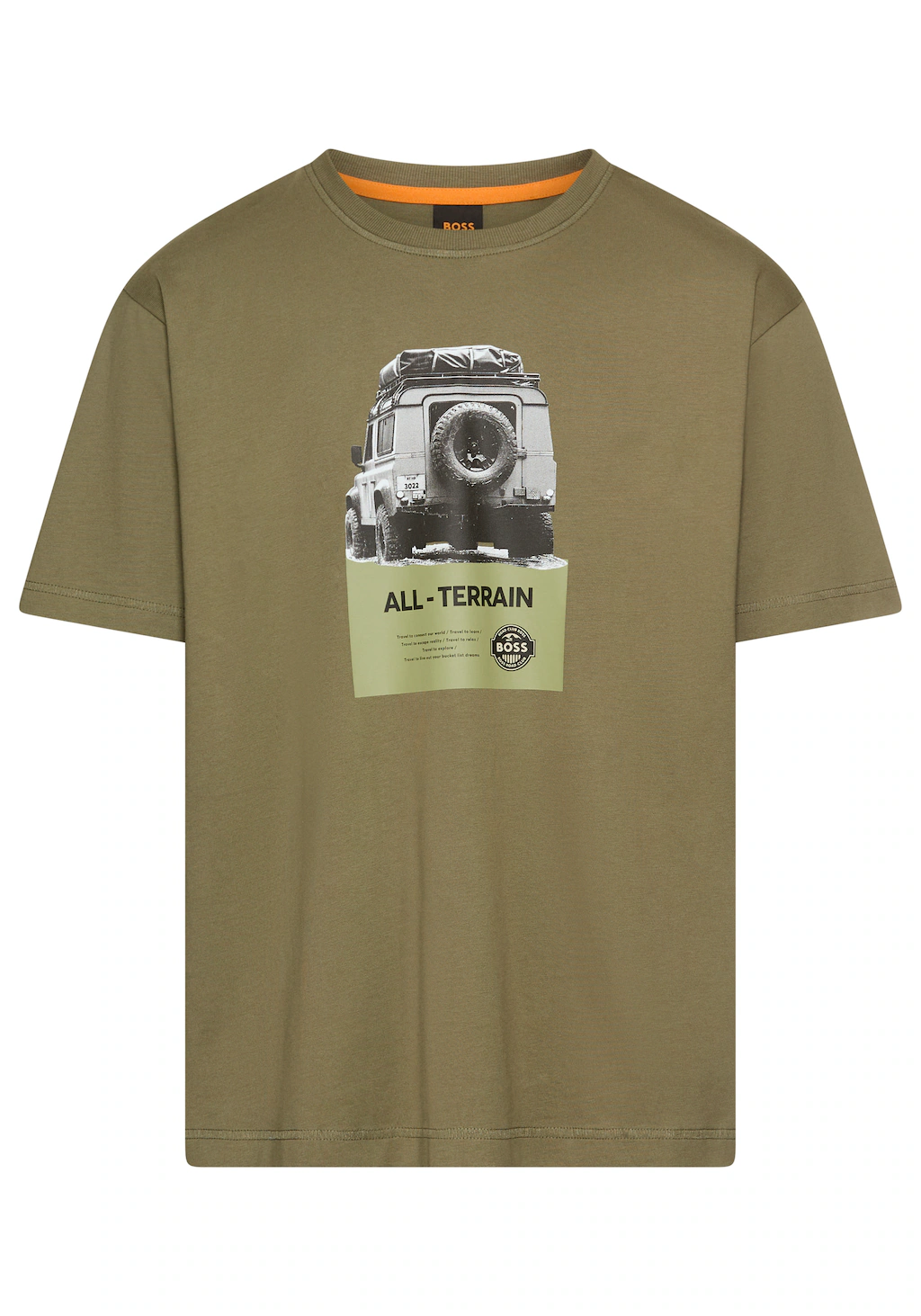 BOSS ORANGE T-Shirt "Te Wagon", mit coolem Fotodruck günstig online kaufen