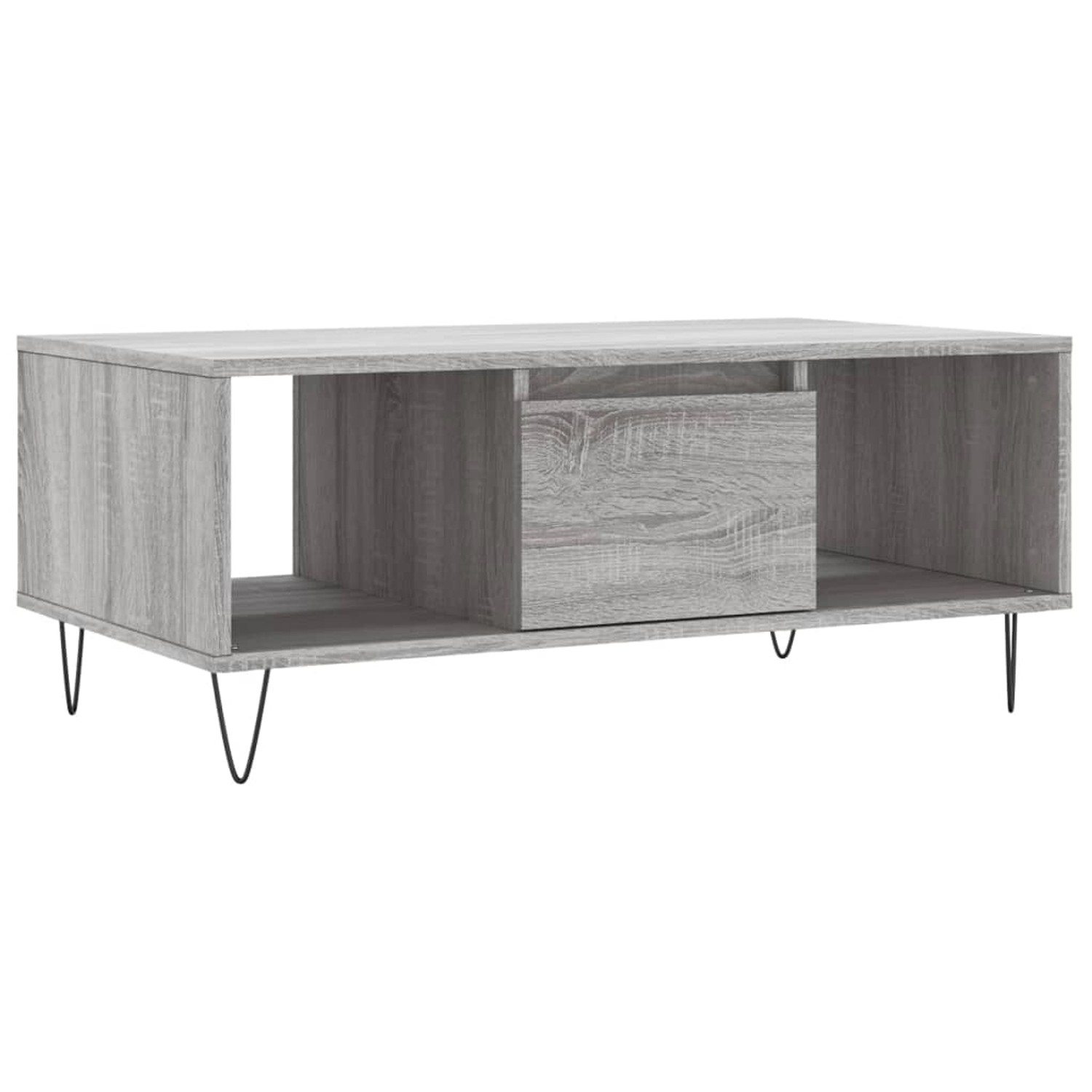 vidaXL Couchtisch Grau Sonoma 90x50x36,5 cm Holzwerkstoff Modell 14 günstig online kaufen