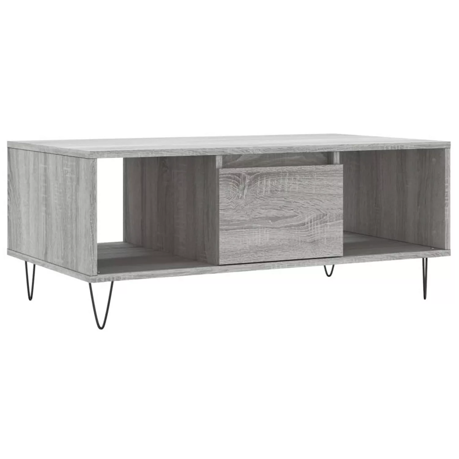 vidaXL Couchtisch Grau Sonoma 90x50x36,5 cm Holzwerkstoff Modell 14 günstig online kaufen