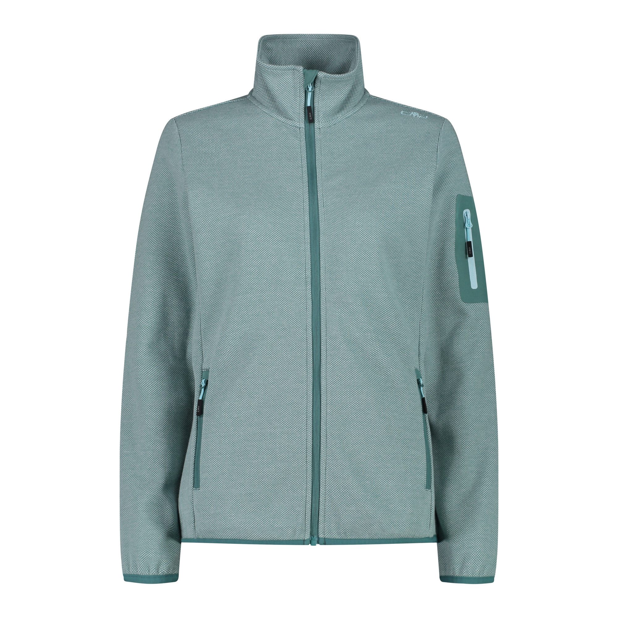 CMP Strickfleecejacke WOMAN JACKET AGAVE-OPALE günstig online kaufen
