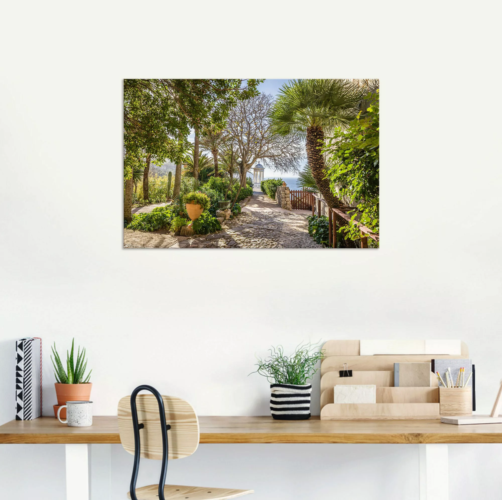 Artland Wandbild »Garten Son Marroig bei DeiÃ , Mallorca«, Gartenbilder, (1 günstig online kaufen
