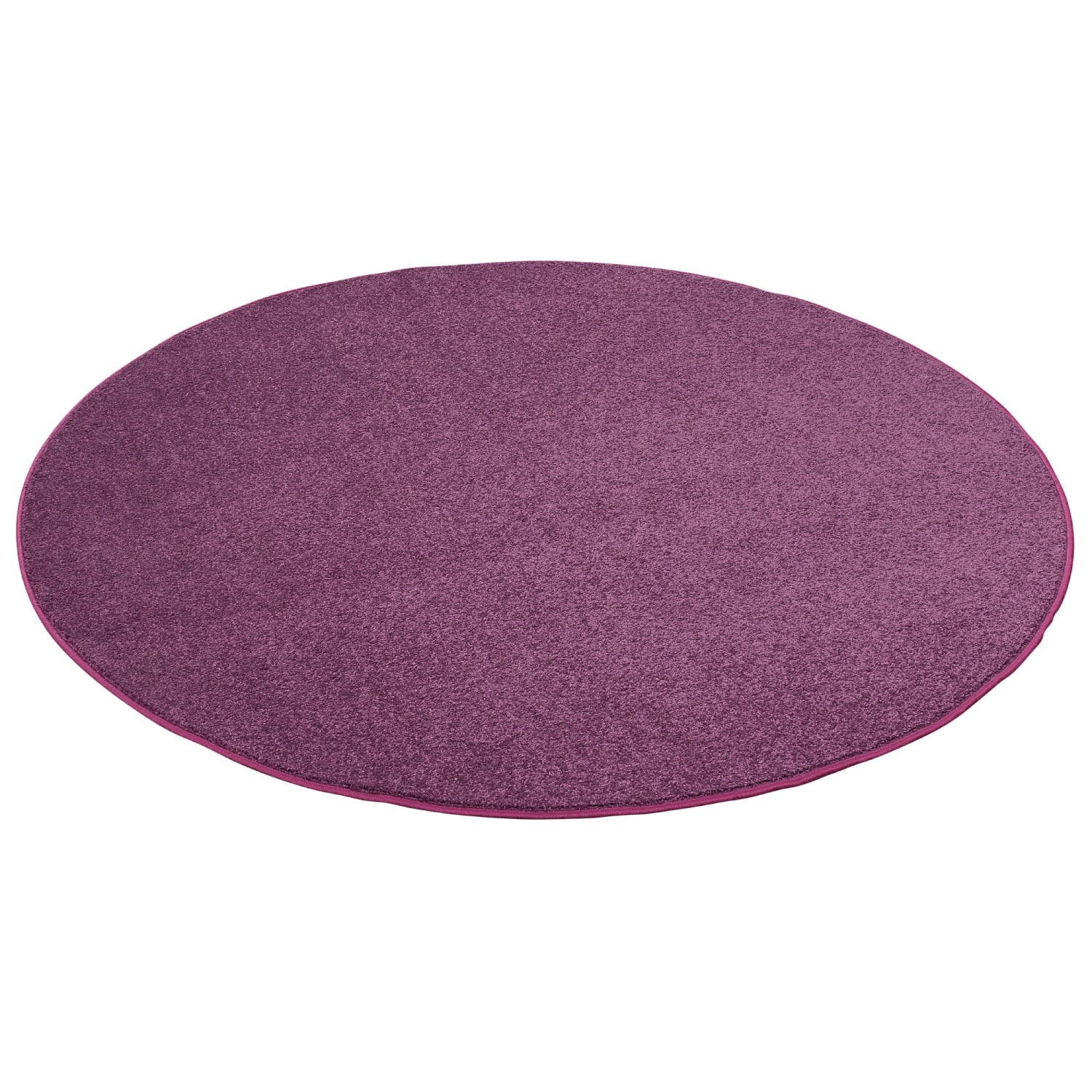 Snapstyle Hochflor Velours Teppich Luna Lila 160cm Rund günstig online kaufen