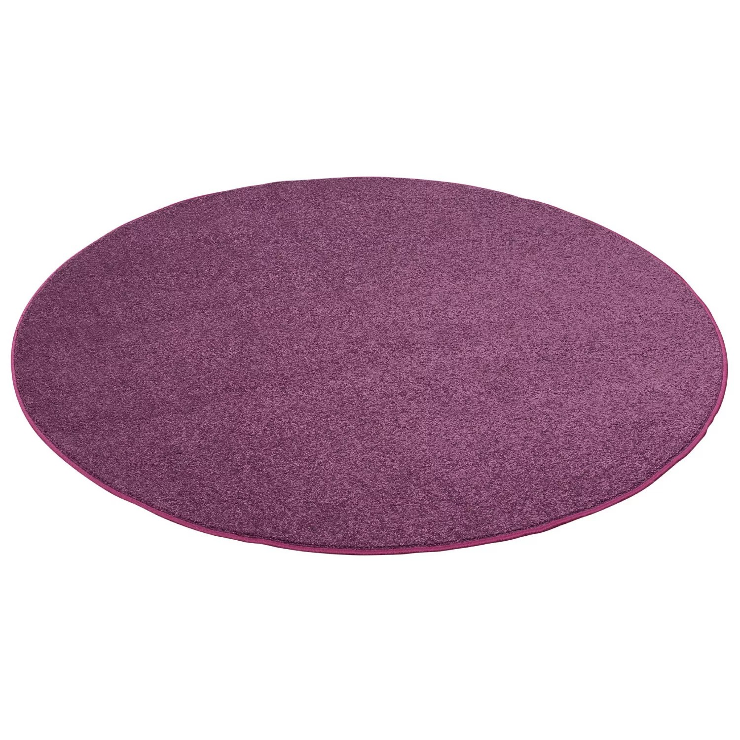 Snapstyle Hochflor Velours Teppich Luna Lila 200cm Rund günstig online kaufen