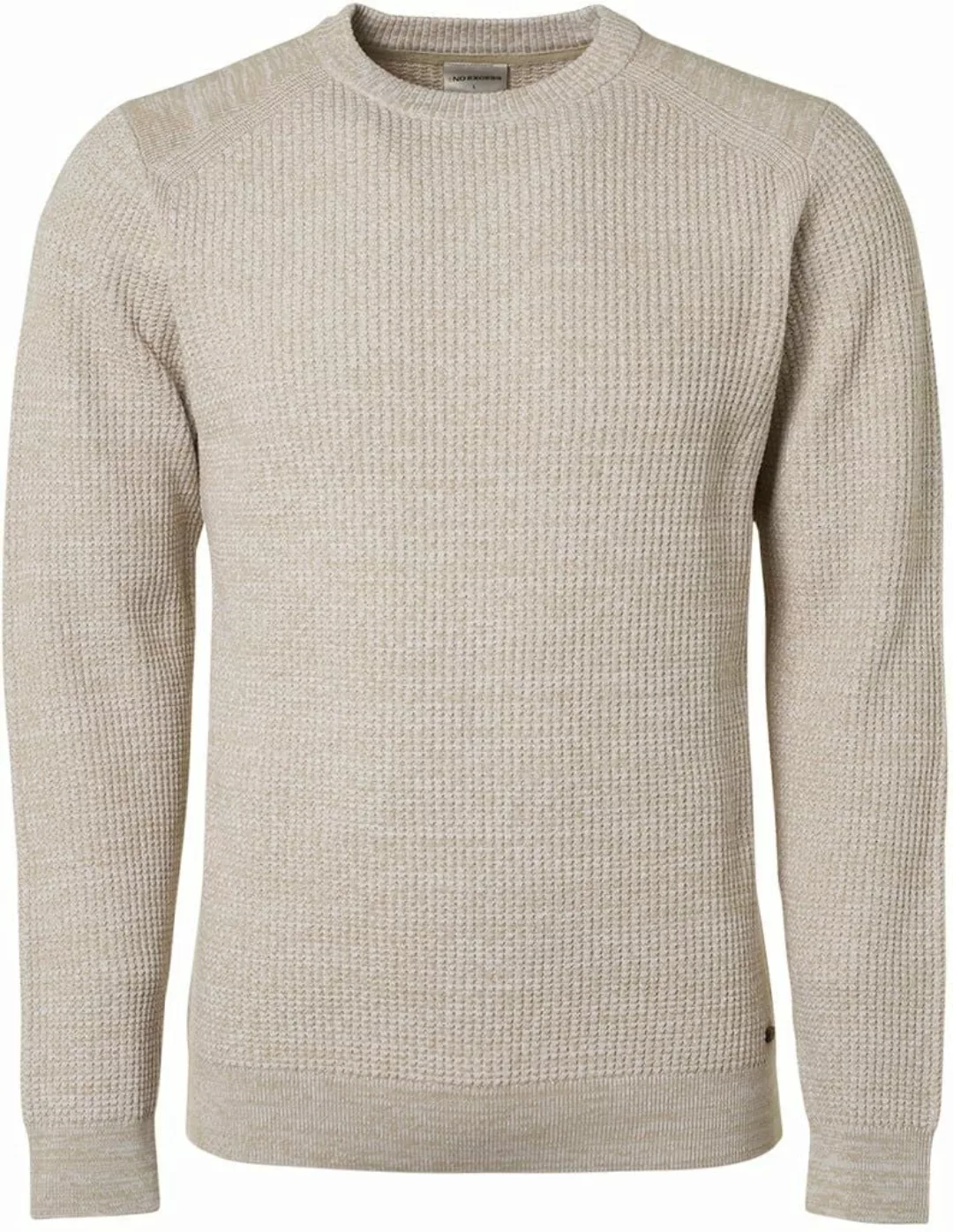 No Excess Pullover Knitted Beige - Größe 3XL günstig online kaufen