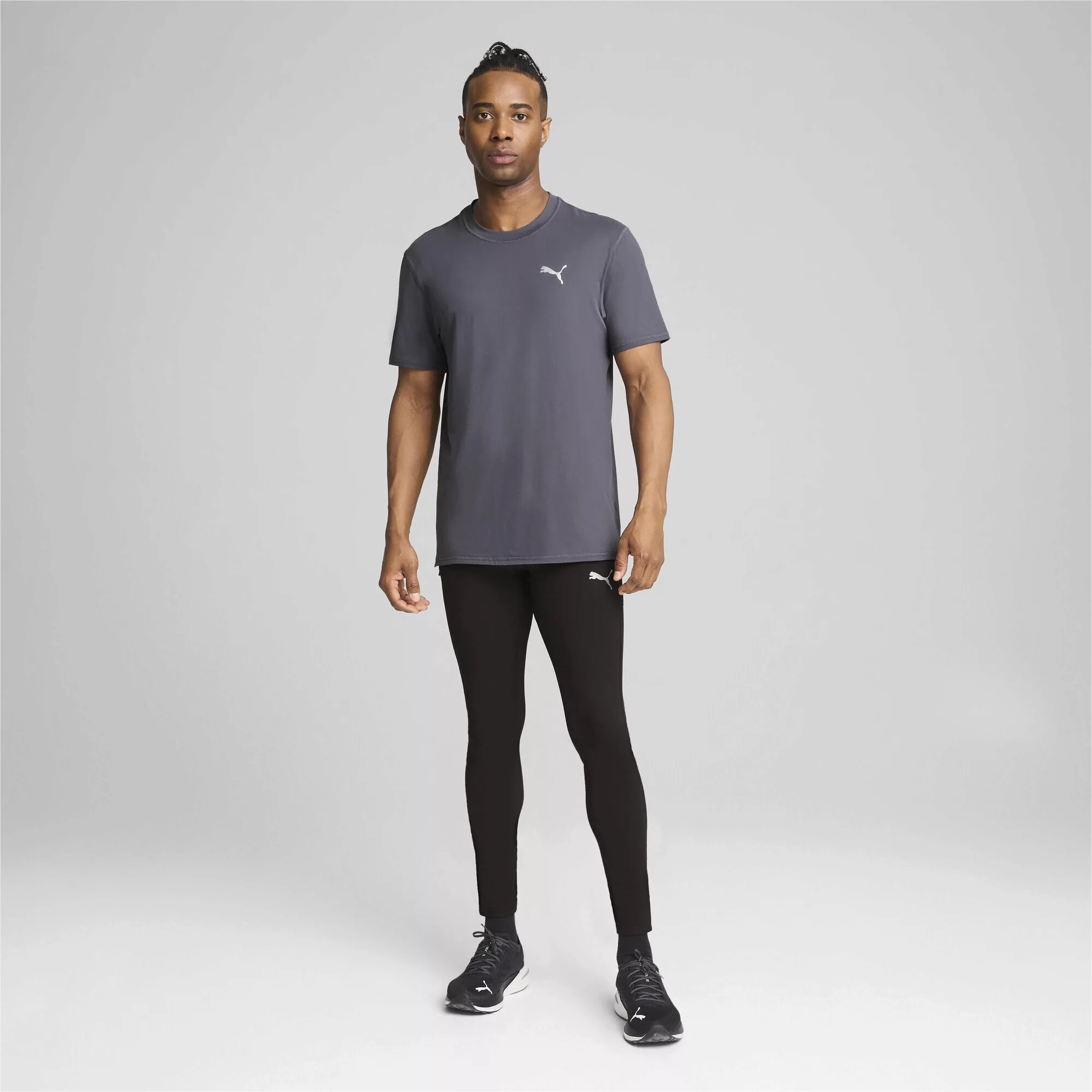 PUMA Lauftights "PUMA RUN Aufgeraute Laufhose Herren" günstig online kaufen