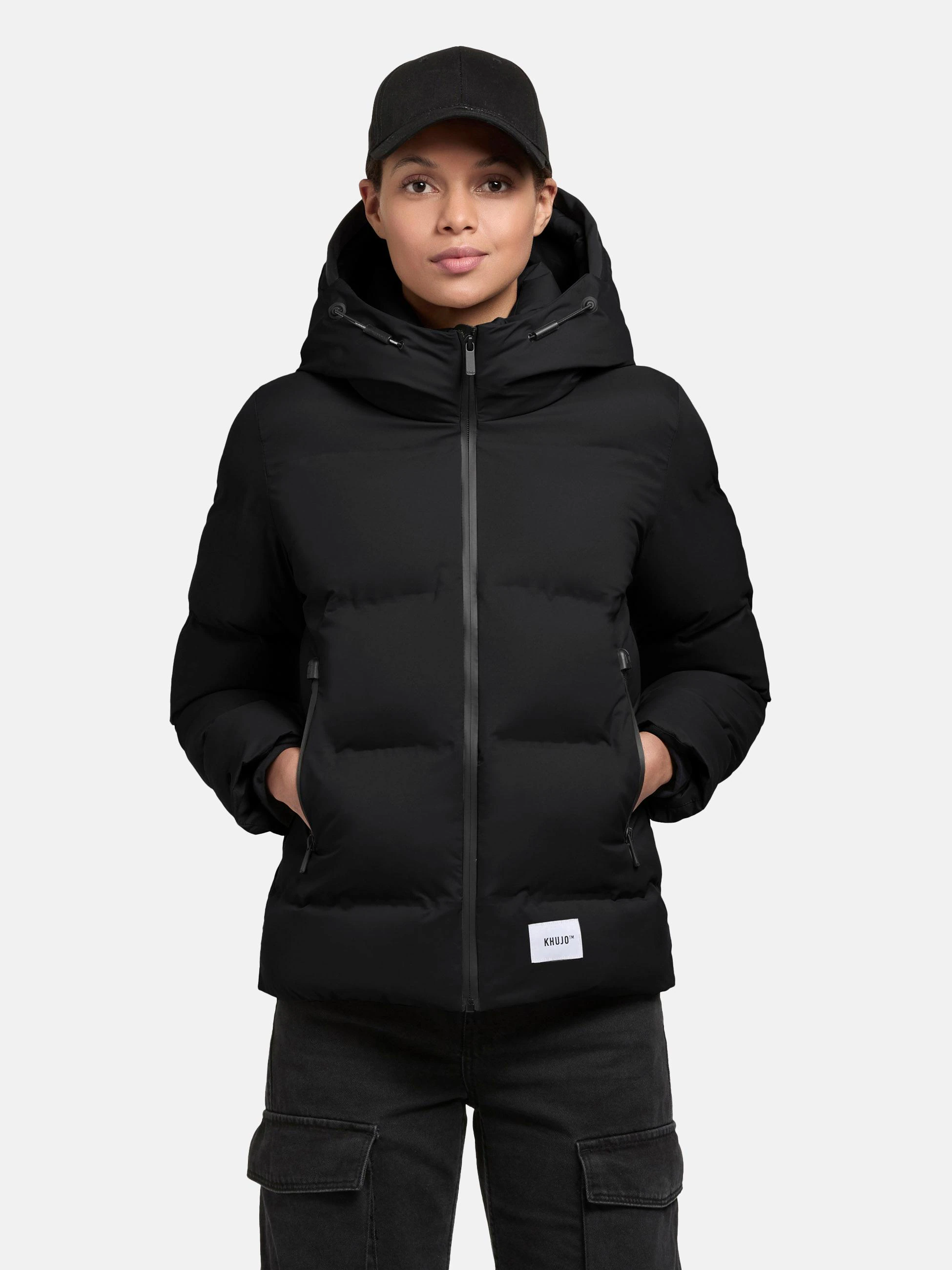 khujo Winterjacke "Liev", mit Kapuze, Warme Damen Winter Steppjacke günstig online kaufen