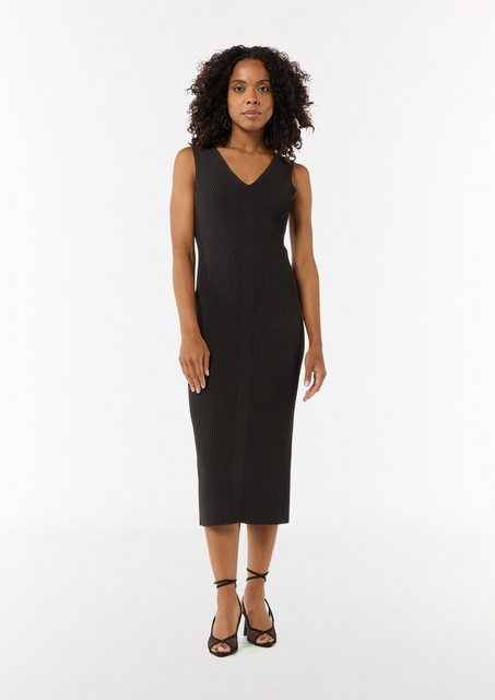 Comma Maxikleid Kleid mit V-Ausschnitt günstig online kaufen