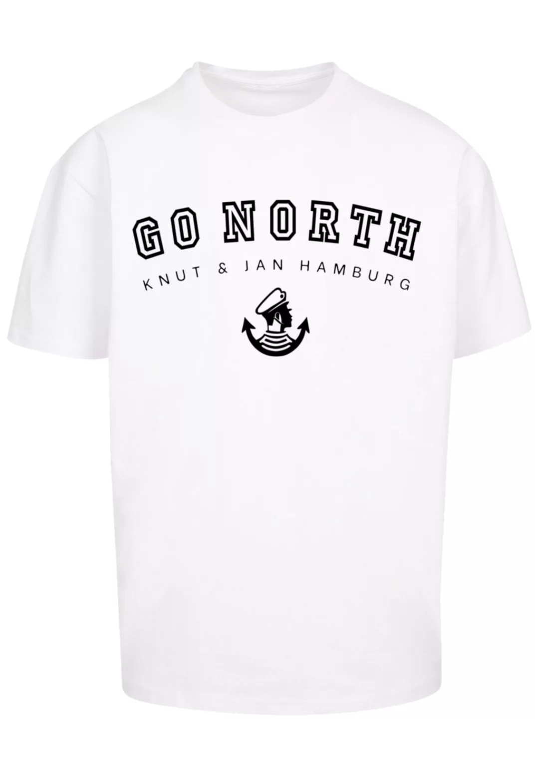 F4NT4STIC T-Shirt "Go North Knut & Jan Hamburg", Print günstig online kaufen