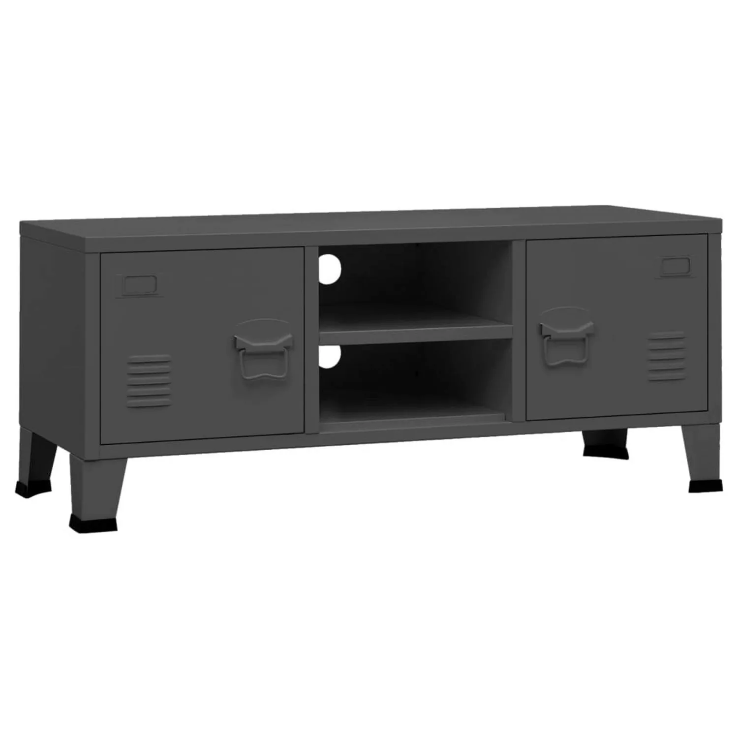 VidaXL TV-Schrank Industrie-Stil Anthrazit 105x35x42 cm Metall günstig online kaufen