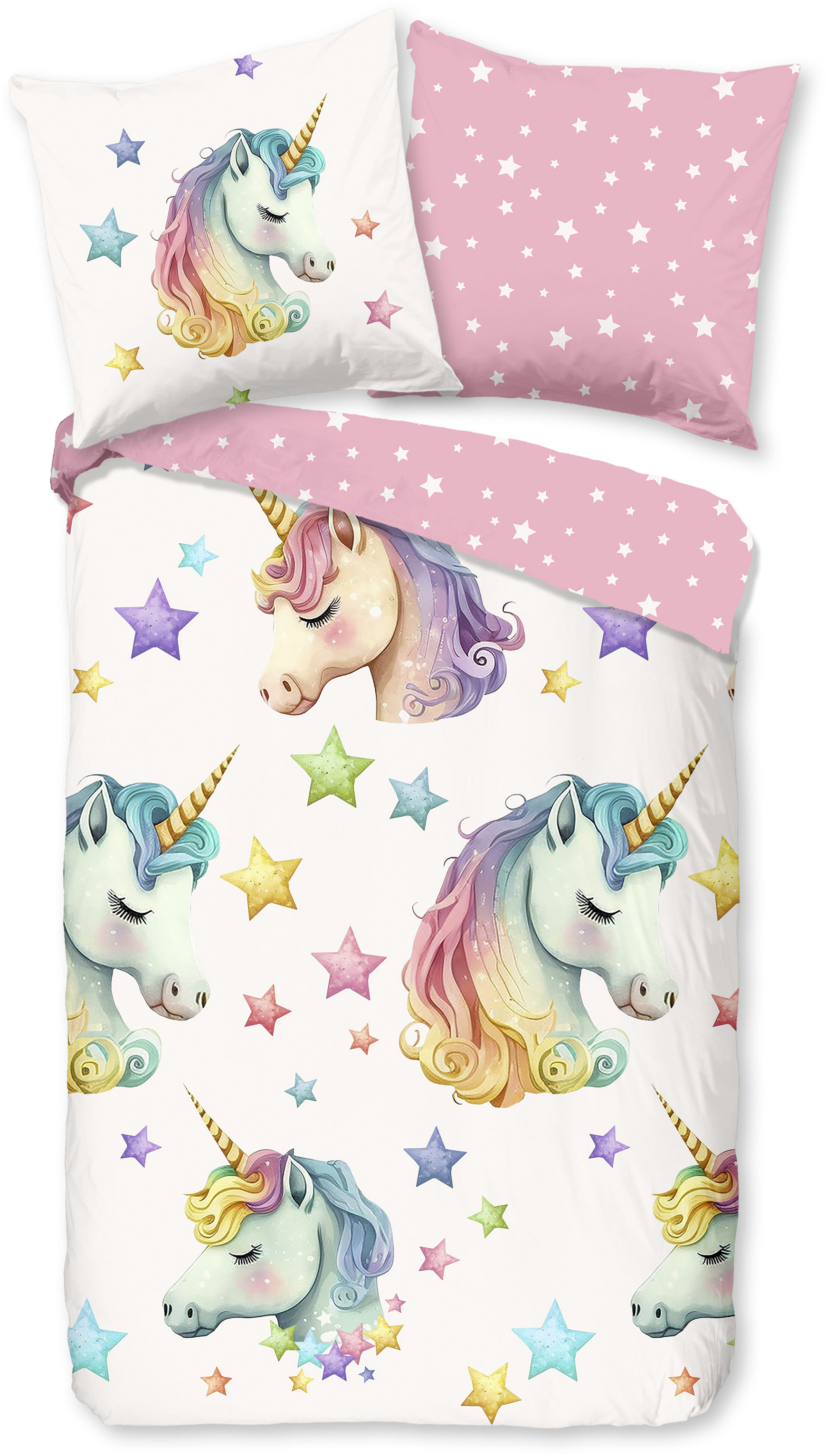 PURE luxury collection Kinderbettwäsche »Fancy«, Mikrofaser, 135x200, 2 Tei günstig online kaufen