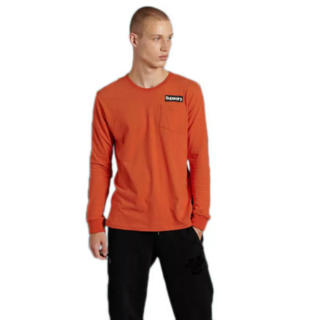 Superdry Core Logo Canvas Langarm-t-shirt M Denim Co Rust günstig online kaufen