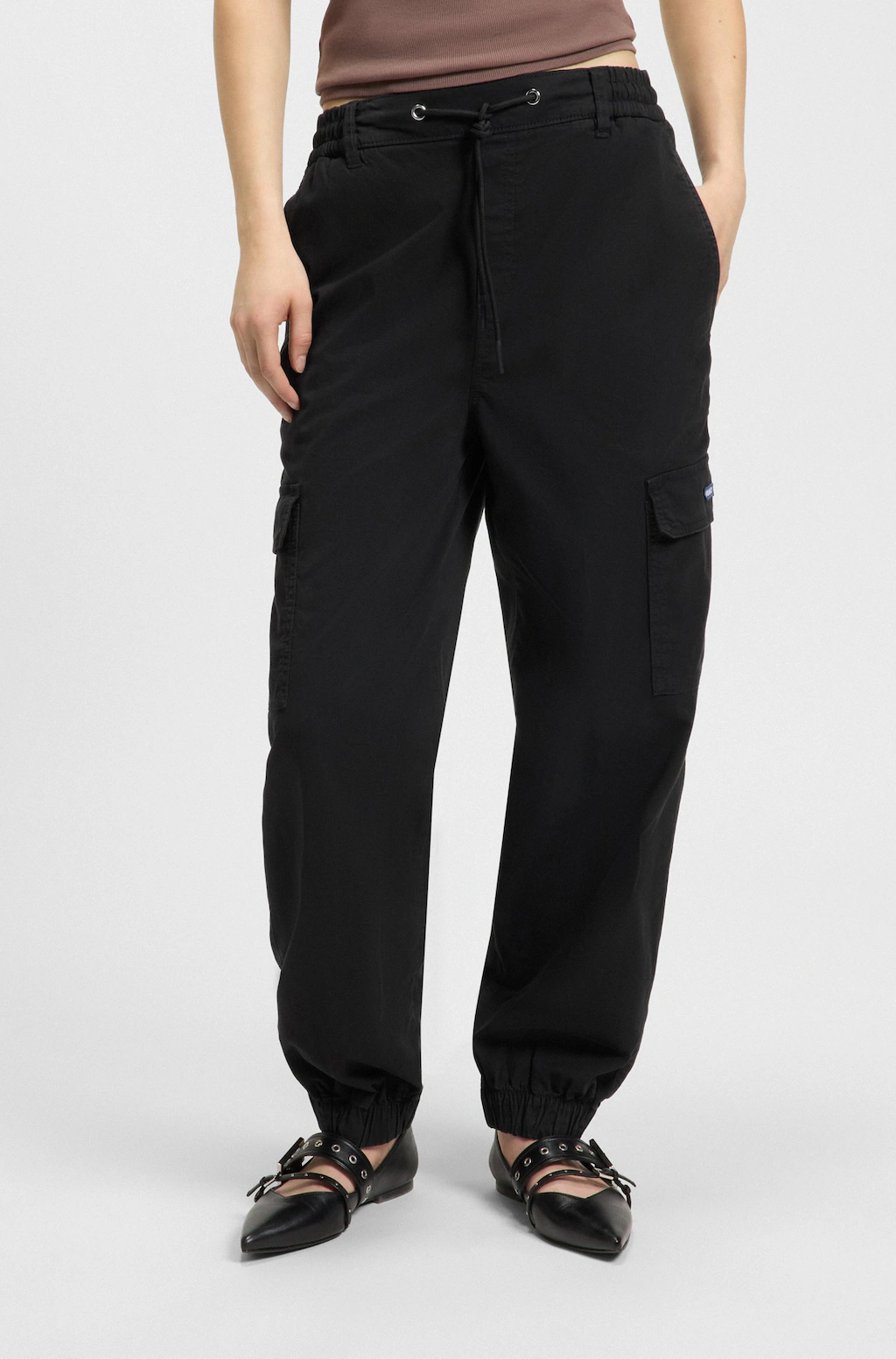 HUGO Blue Cargohose "Hisune", mit Tunnelzug günstig online kaufen