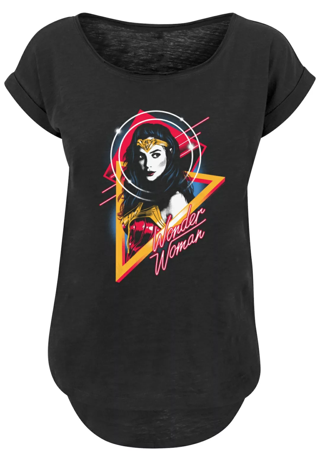 F4NT4STIC T-Shirt "DC Comics Wonder Woman 84 Diana 80s Triangle", Print günstig online kaufen