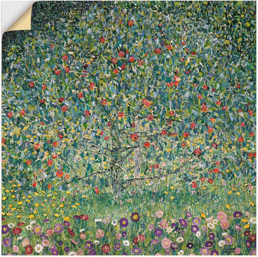 Artland Wandbild "Apfelbaum I. 1912", Bäume, (1 St.) günstig online kaufen