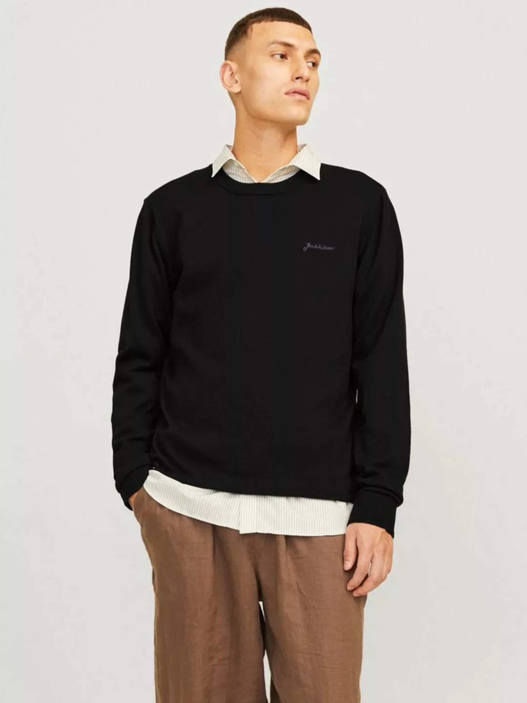 Jack & Jones Rundhalspullover JJBRAD KNIT CREW NECK AW24 günstig online kaufen