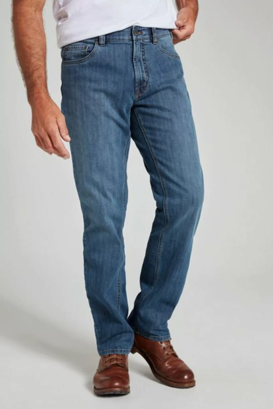 JP1880 Cargohose Jeans 5-Pocket elastischer Komfortbund Regular Fit günstig online kaufen