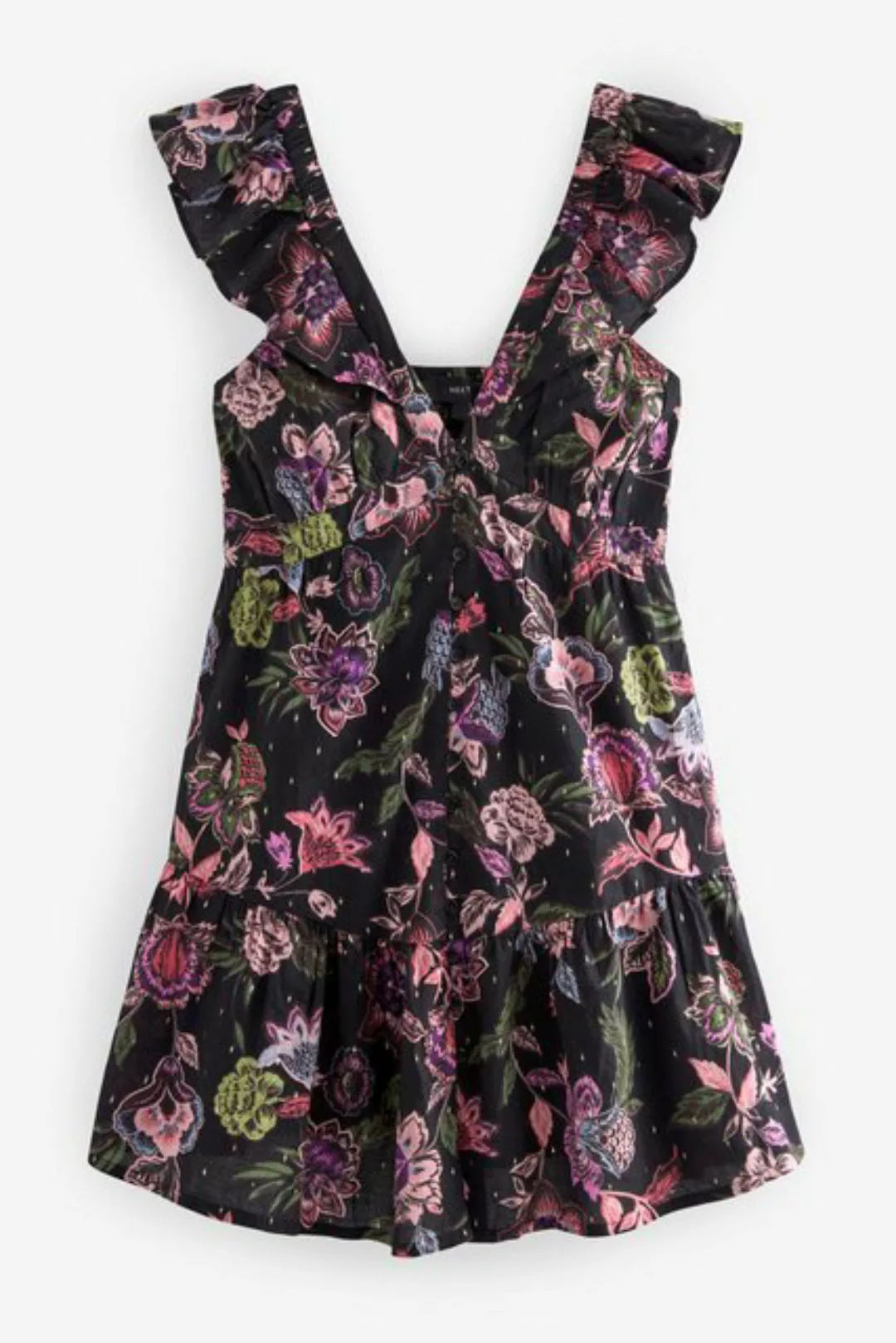 Next Sommerkleid Feminines, sommerliches Minikleid mit Rüschen (1-tlg) günstig online kaufen
