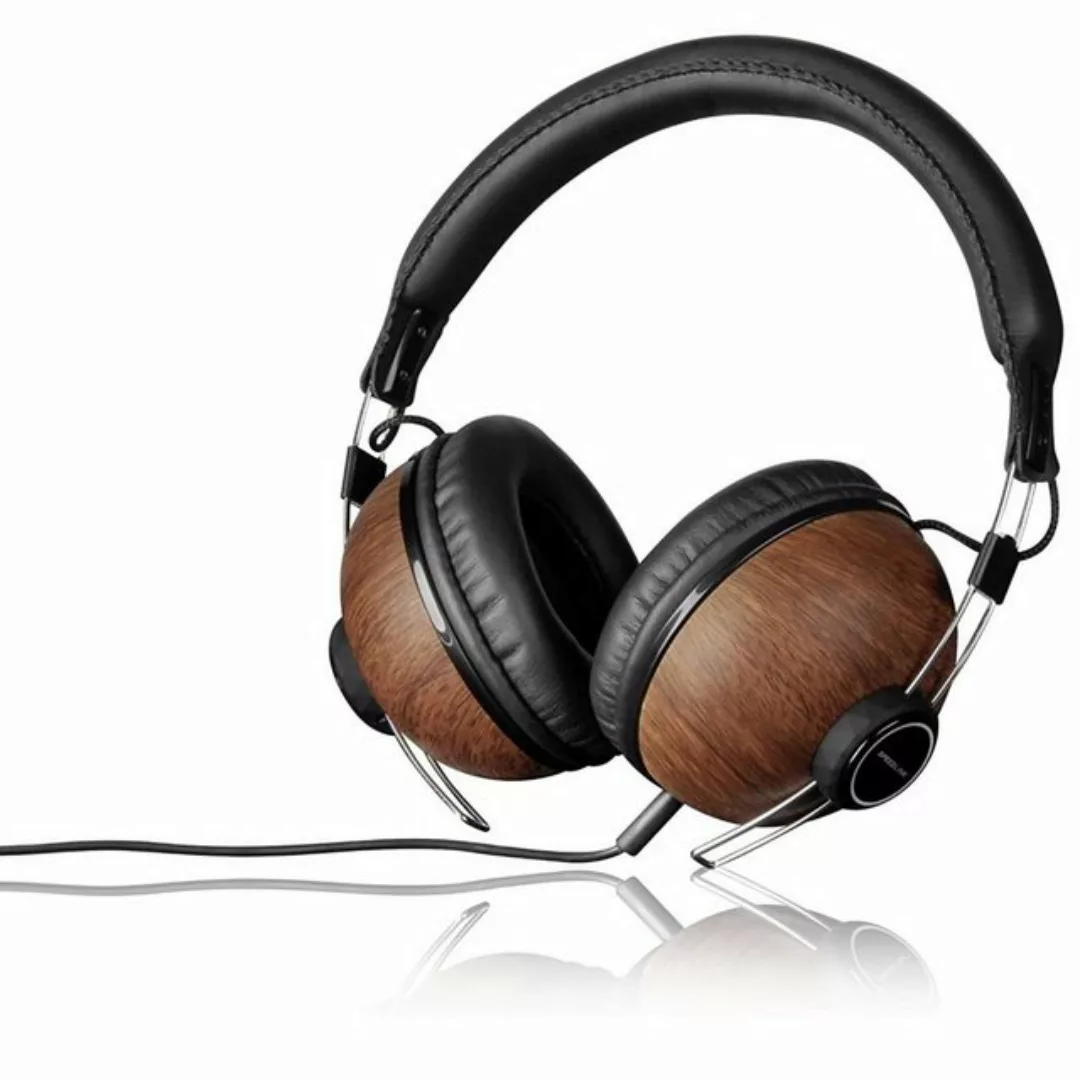 Speedlink BAZZ Wood Over-Ear Headset + Mikrofon 3,5mm Klinke Headset (Integ günstig online kaufen