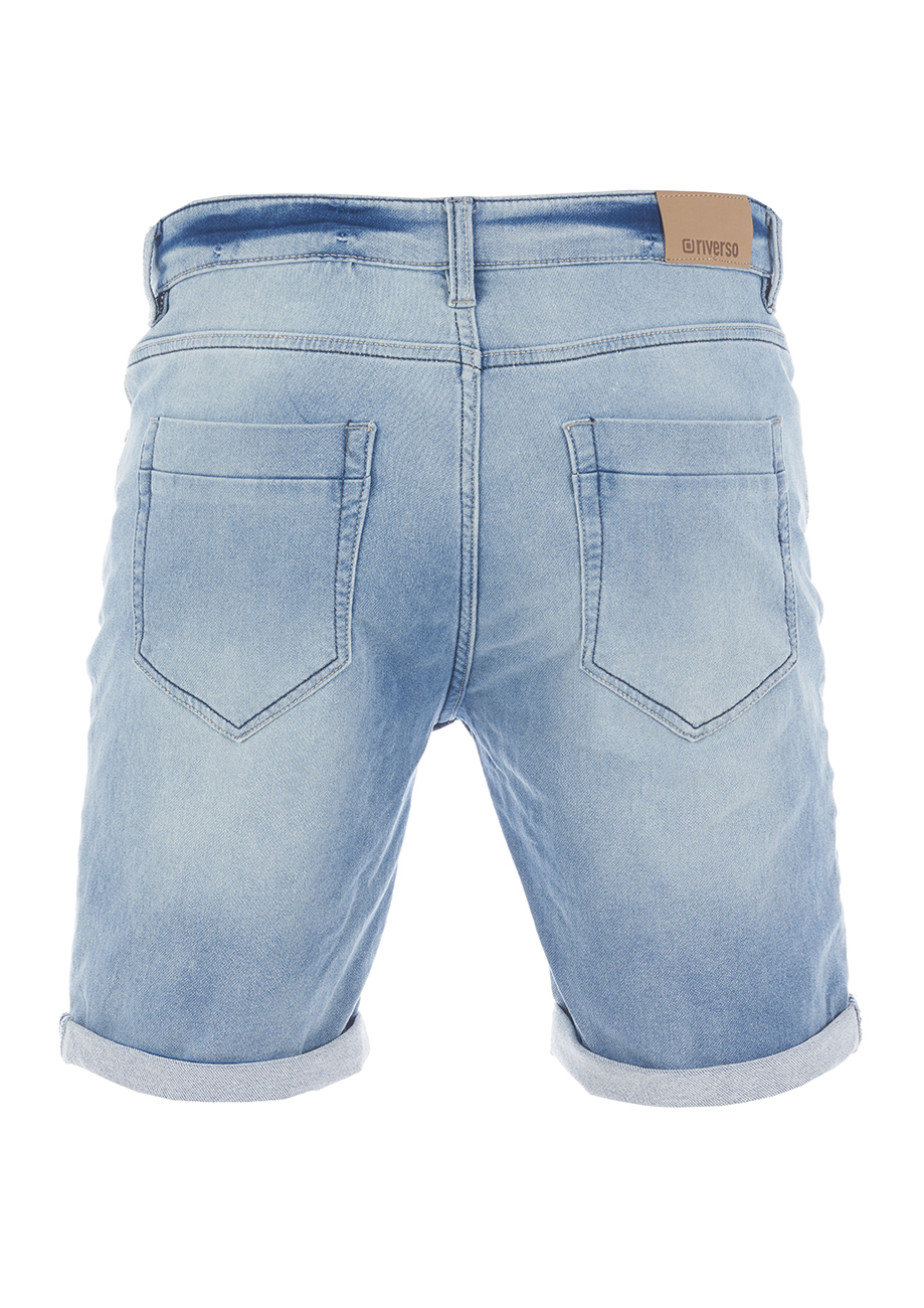 riverso Jeans Shorts Herren Stretch Kurz Kordelzug Regular Fit RIVPaul günstig online kaufen