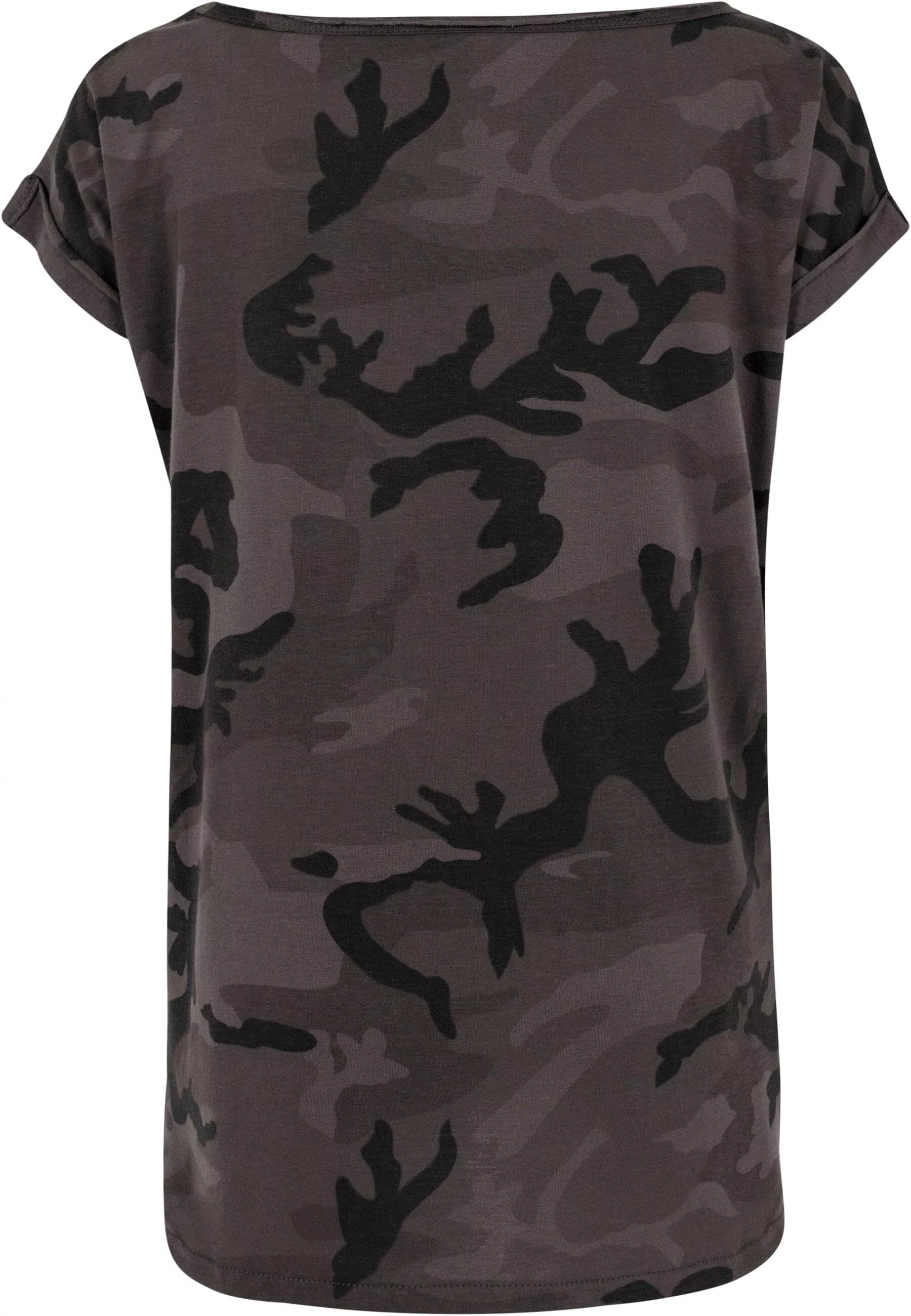 URBAN CLASSICS T-Shirt "Urban Classics Damen Ladies Camo Back Shaped Tee" günstig online kaufen