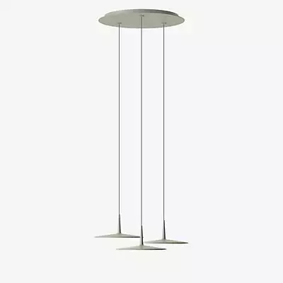 Vibia Skan Pendelleuchte LED 3-flammig, grün - Dali günstig online kaufen