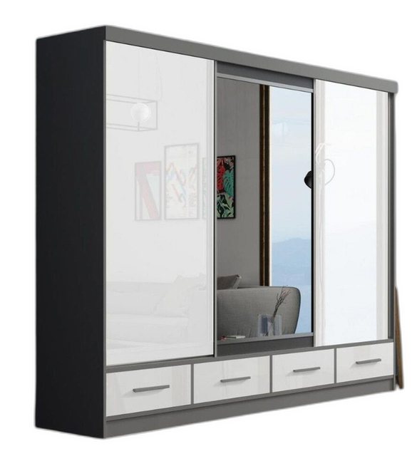 Xlmoebel Kleiderschrank Design Holz Schrank Kleiderschrank Schlafzimmer Möb günstig online kaufen