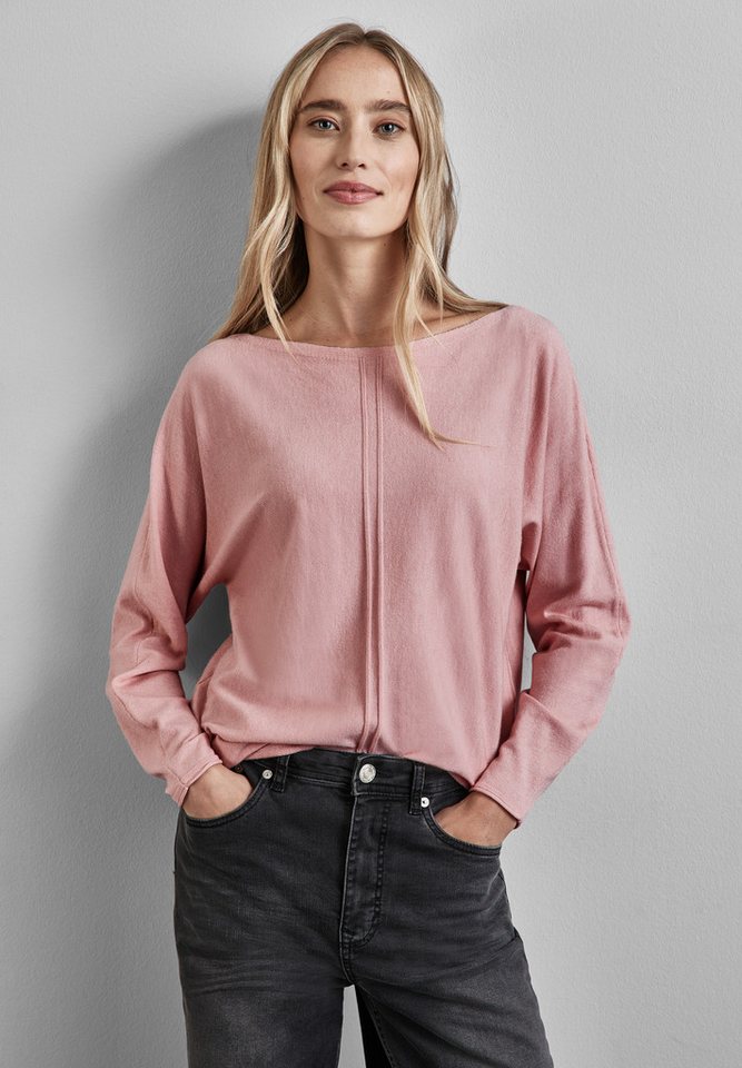 STREET ONE Strickpullover im Dolman-Stil, mit U-Boot-Ausschnitt günstig online kaufen