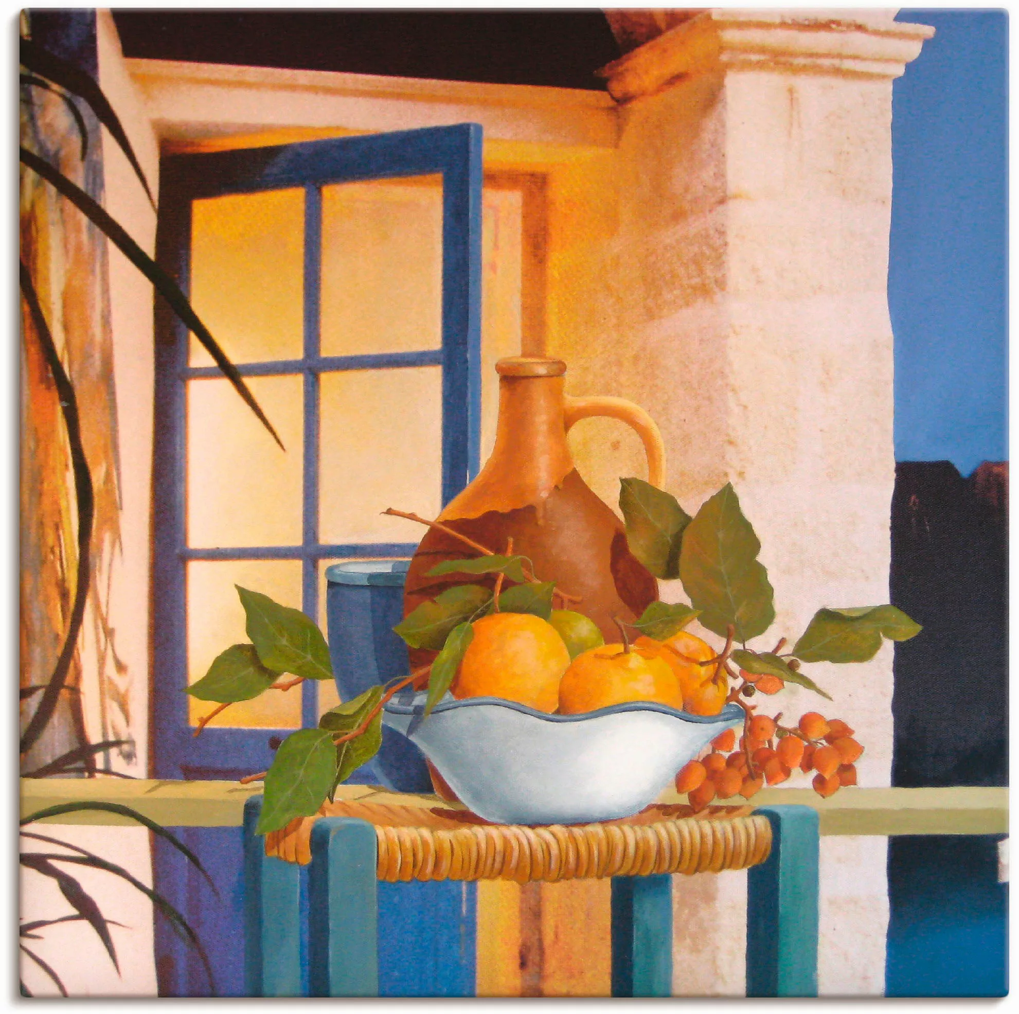 Artland Leinwandbild "Stillleben mit Orangen", Arrangements, (1 St.), auf K günstig online kaufen