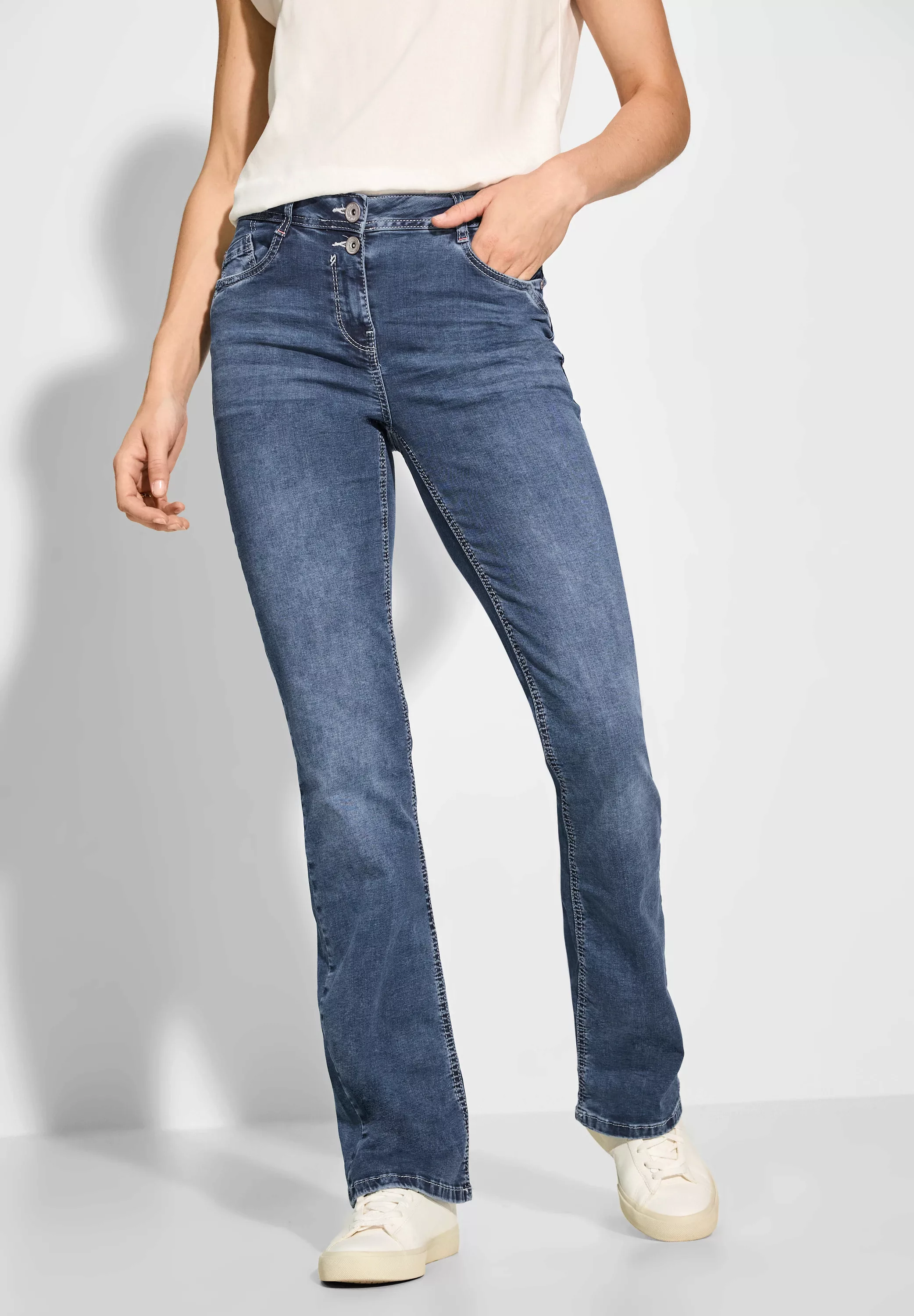 Cecil Slim-fit-Jeans, High Waist günstig online kaufen