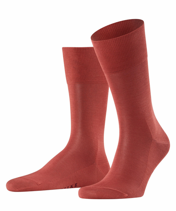 FALKE Tiago Herren Socken, 45-46, Rot, Uni, Baumwolle, 14662-821406 günstig online kaufen