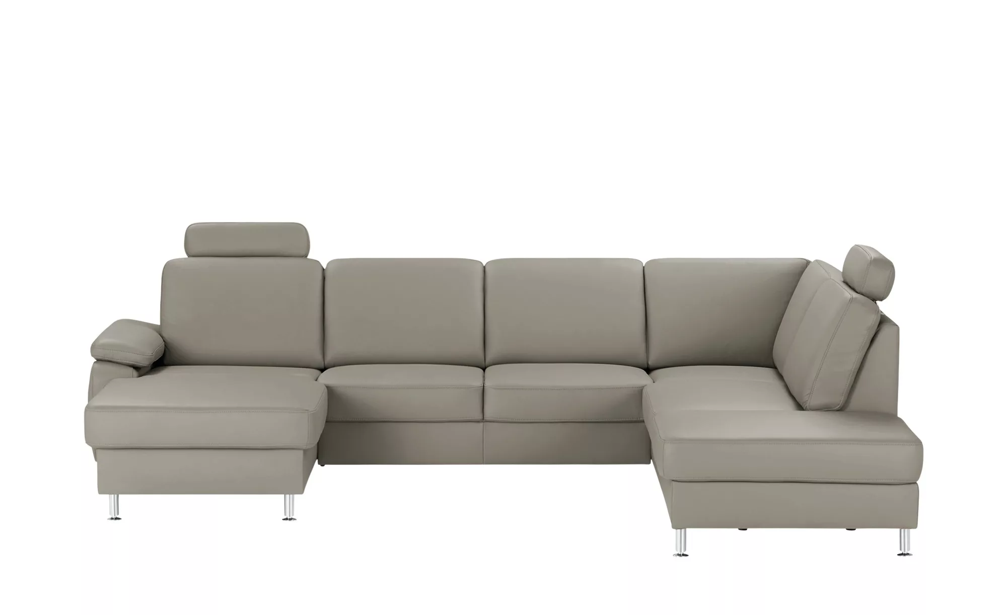 meinSofa Wohnlandschaft  Kathi - grau - 86 cm - Polstermöbel > Sofas > Lede günstig online kaufen