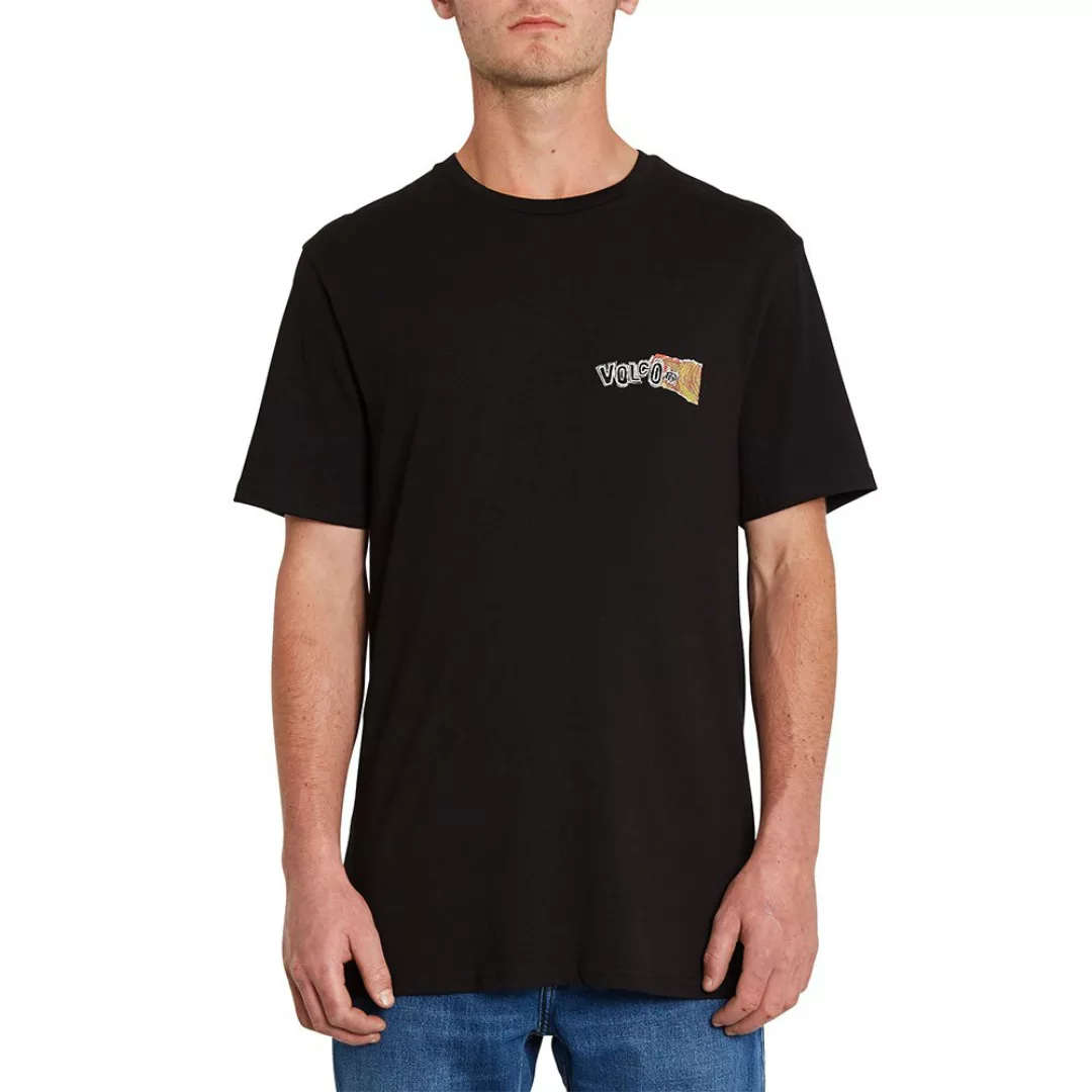 Volcom Worlds Collide Basic Kurzärmeliges T-shirt S Black günstig online kaufen
