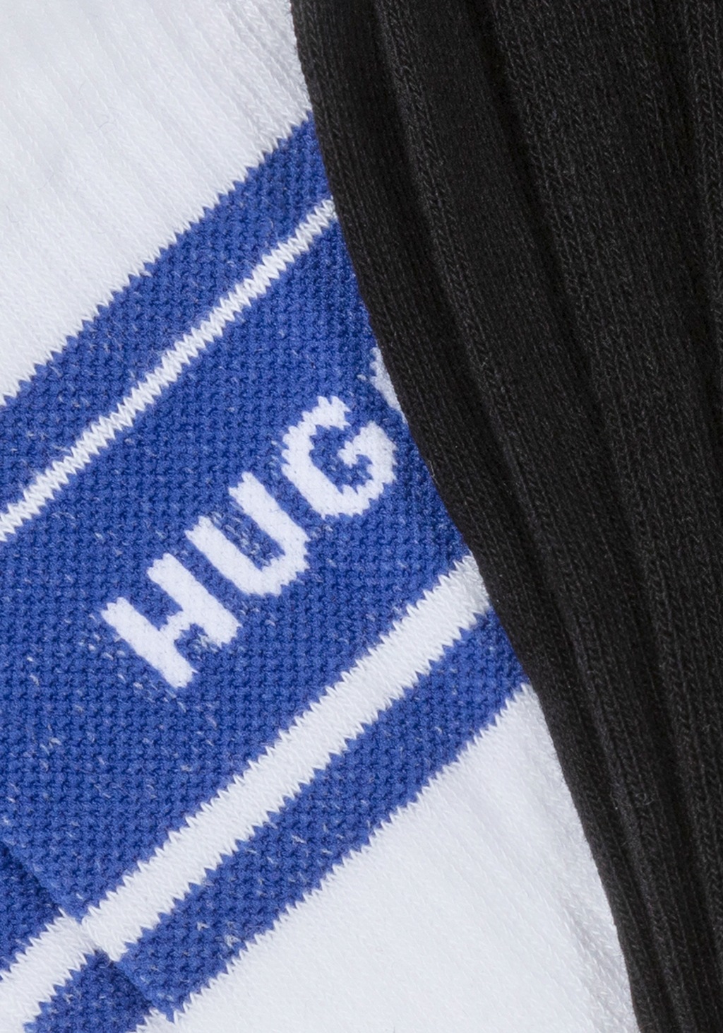 HUGO Blue Freizeitsocken "3P QS BLUE DES CC W", (3 Paar), mit kontrastfarbe günstig online kaufen