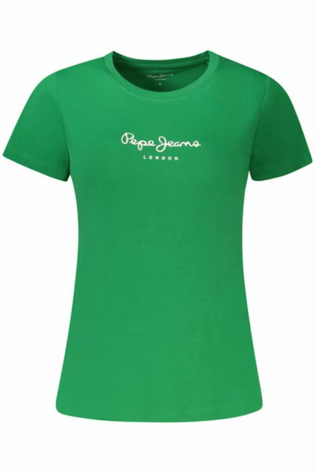 Pepe Jeans T-Shirt Damen Kurzarm-T-Shirt in Grün aus nachhaltiger günstig online kaufen