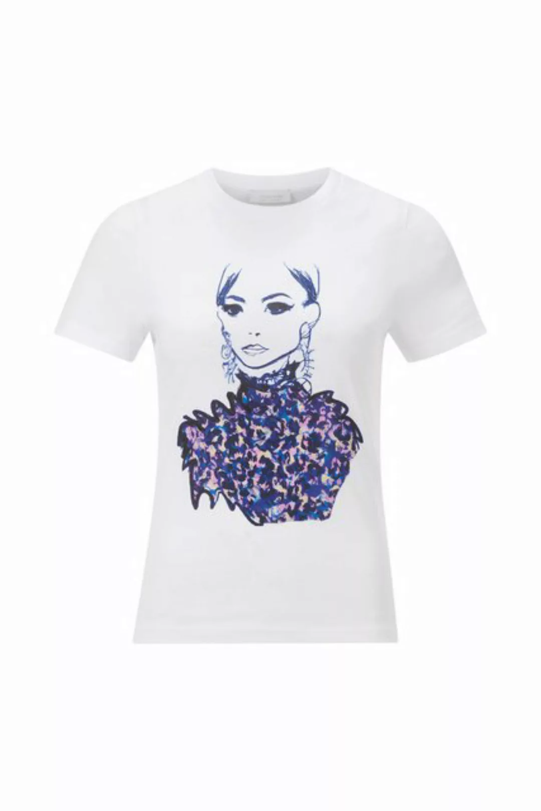 Rich & Royal T-Shirt Slim fit t-shirt with print organic, white günstig online kaufen