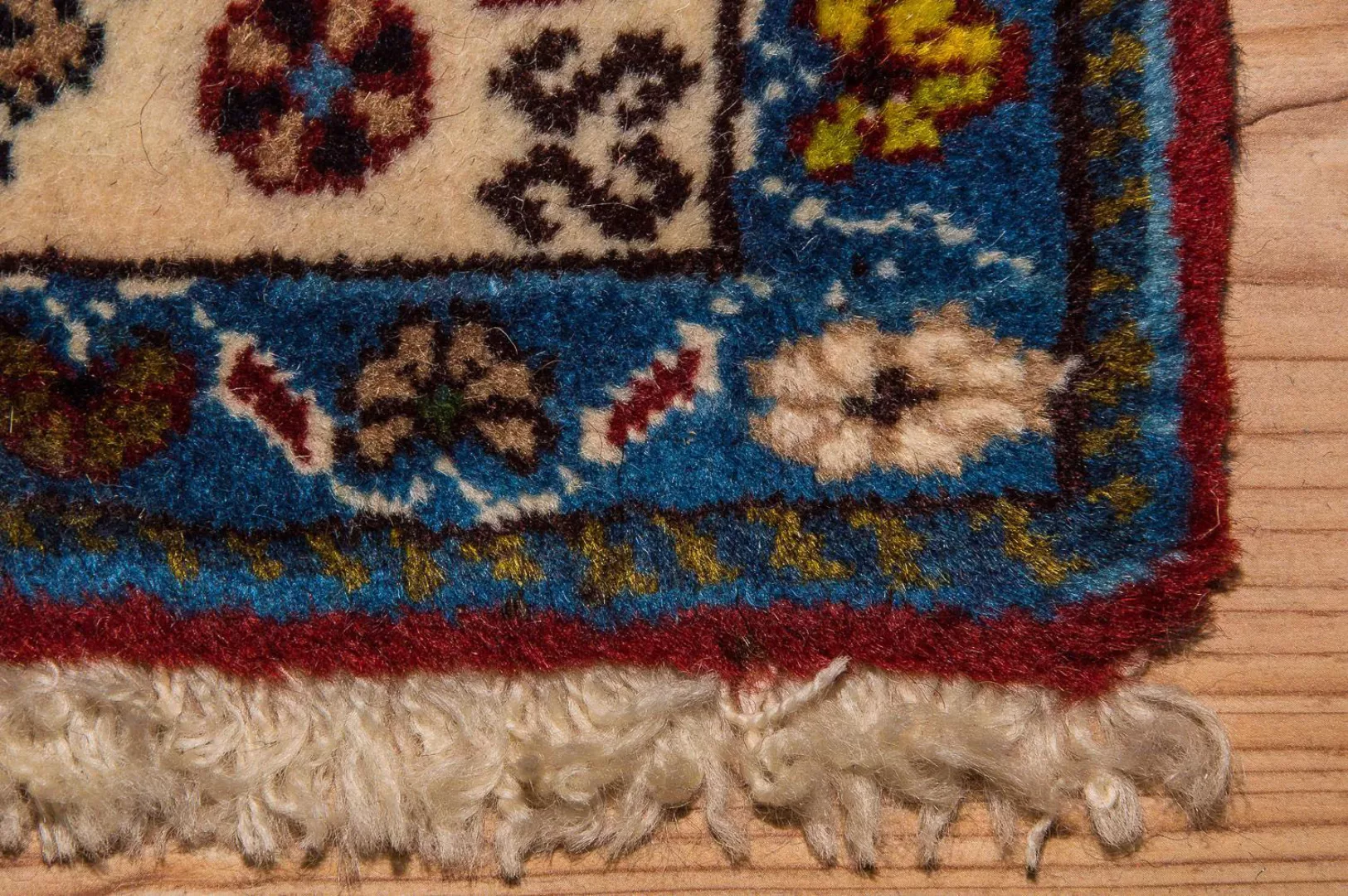 morgenland Wollteppich »Yalameh Teppich handgeknüpft beige«, rechteckig günstig online kaufen