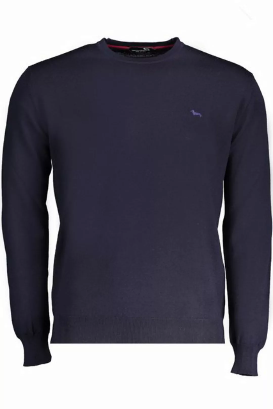 Harmont & Blaine Strickpullover Eleganter blauer Herrenpullover mit Rundhal günstig online kaufen