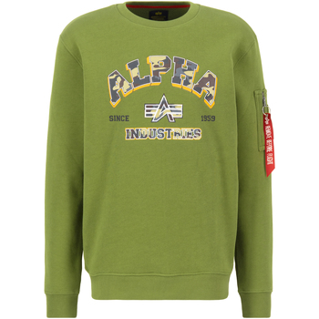 Alpha Industries  Sweatshirt College Camo Sweatshirt - moss green günstig online kaufen