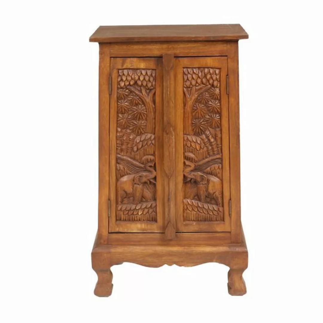 Oriental Galerie Mehrzweckschrank Schrank Elefant Braun 80cm (1-St) Flursch günstig online kaufen