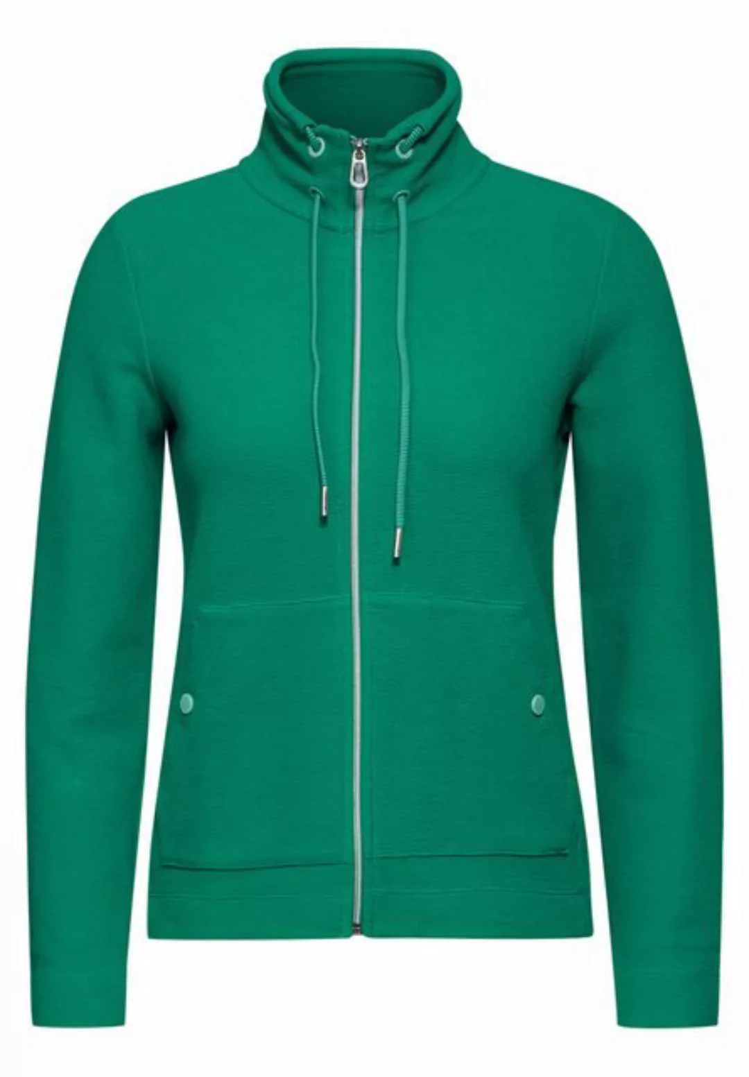 Cecil Sweatjacke in Unifarbe günstig online kaufen