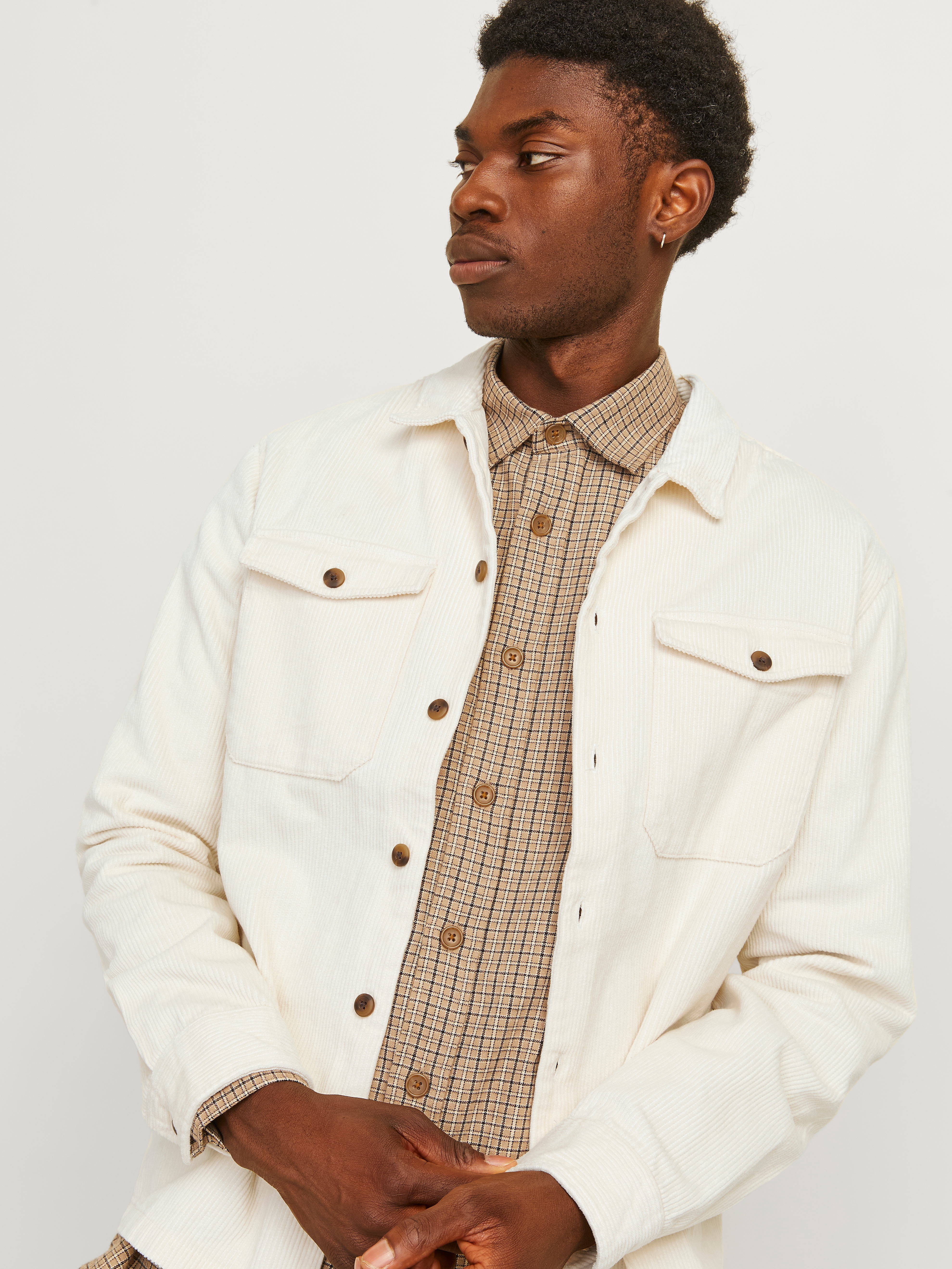 Jack & Jones Langarmhemd JJEEDDIE CORDUROY OVERSHIRT LS SN günstig online kaufen