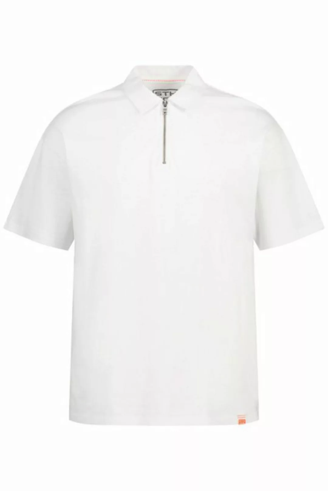 STHUGE Poloshirt STHUGE Poloshirt Jersey Halbarm Zipper bis 8 XL günstig online kaufen