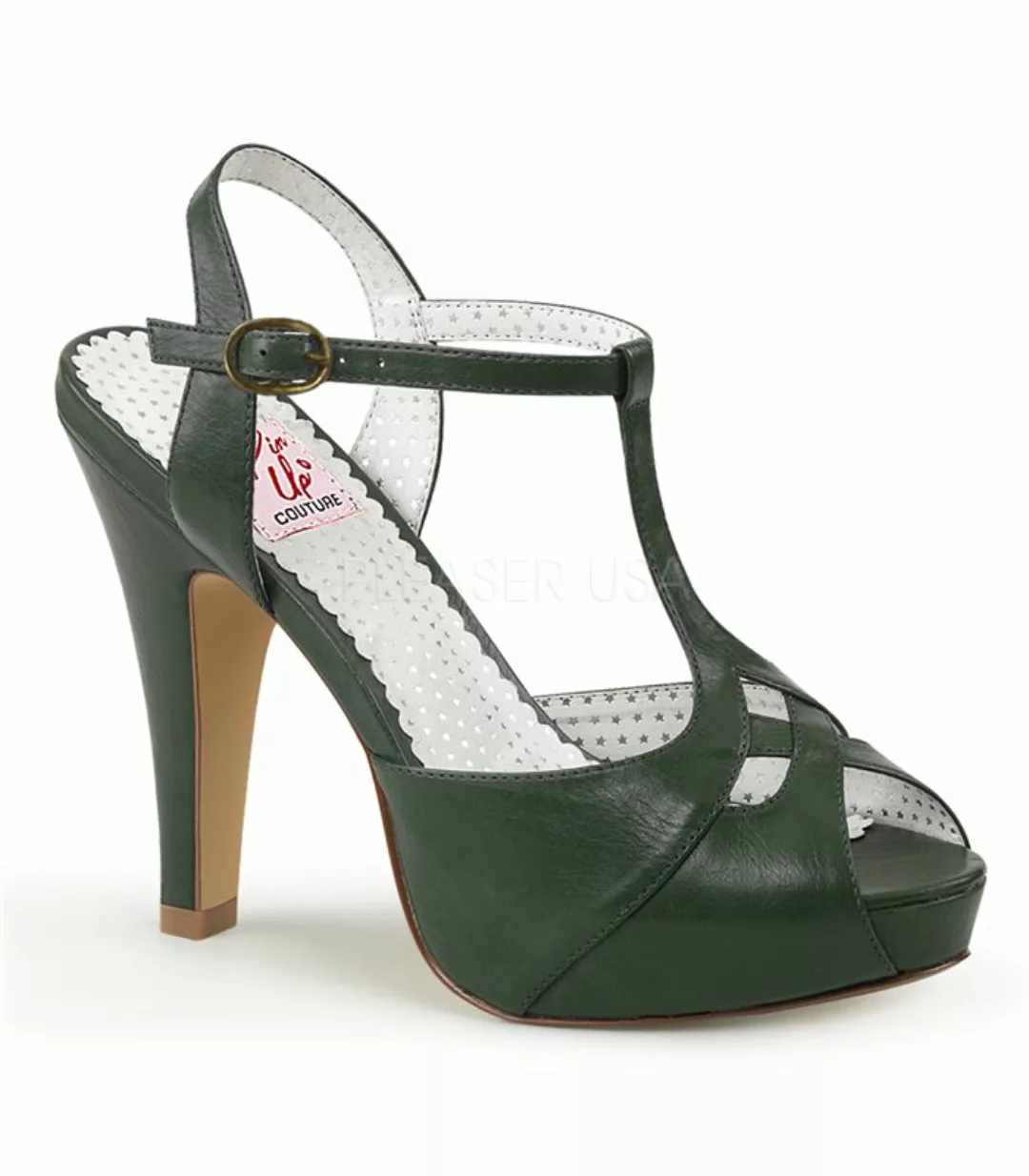 Pin Up Couture Plateau Sandaletten BETTIE-23 Grün (Schuhgröße: EUR 35) günstig online kaufen