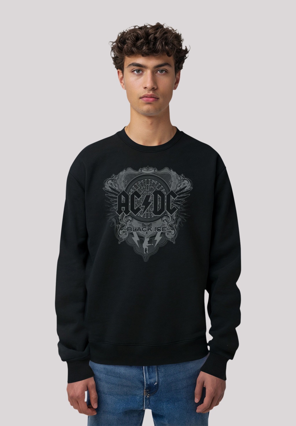 F4NT4STIC Sweatshirt "AC/DC Rock Musik Band Black Ice", Premium Qualität günstig online kaufen