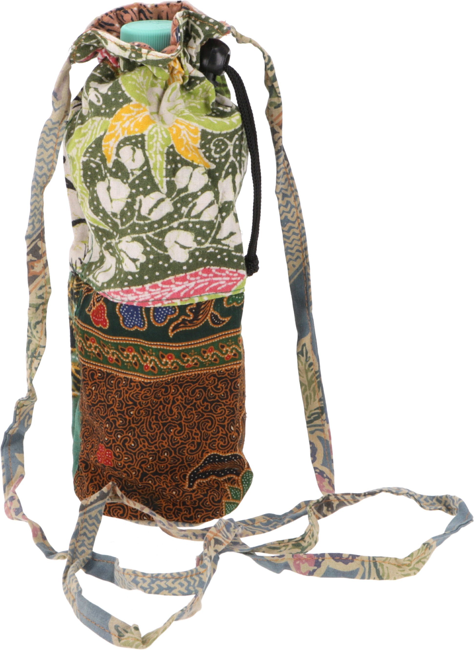 Guru-Shop Schultertasche Wasserflaschen Tasche, Batik Patchwork.. günstig online kaufen