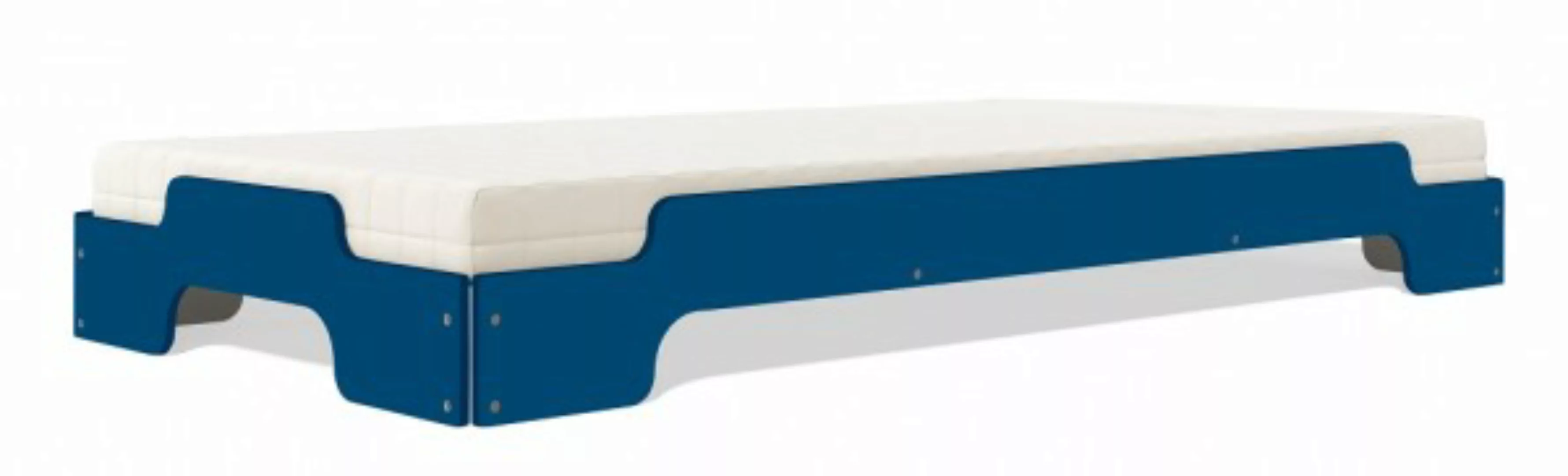 Stapelliege KLASSIK - Farbig kapitänsblau RAL 240 30 35 90 x 200 cm günstig online kaufen