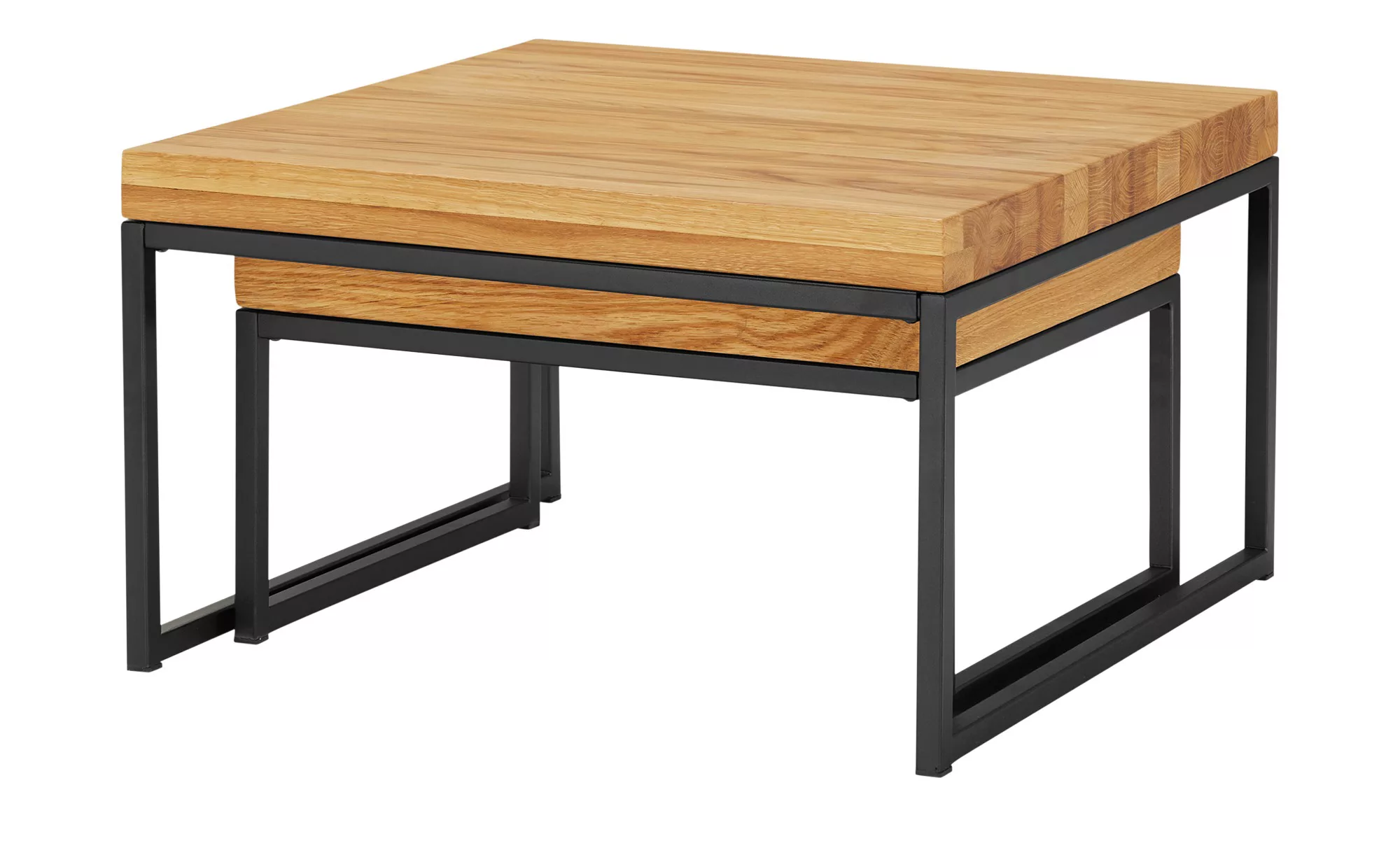MCA furniture Couchtisch "Lubao", 2-er Set Wohnzimmertisch in Massivholz As günstig online kaufen