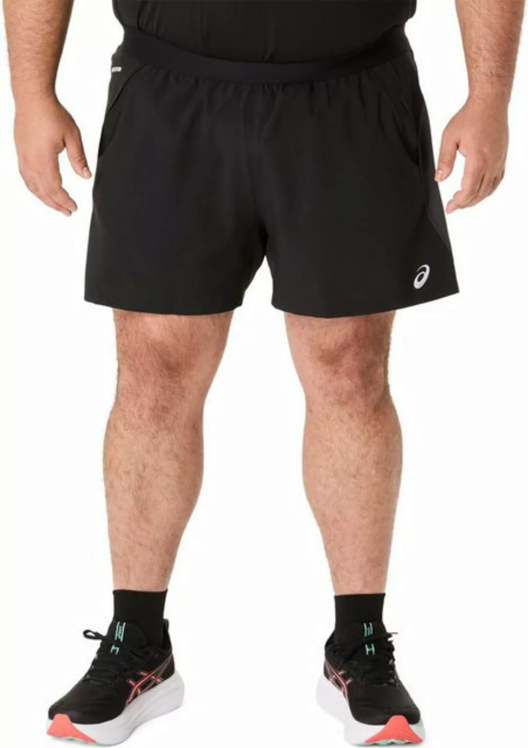 Asics Laufhose ROAD 5IN SHORT PERFORMANCE BLACK/GRAPHITE GREY günstig online kaufen