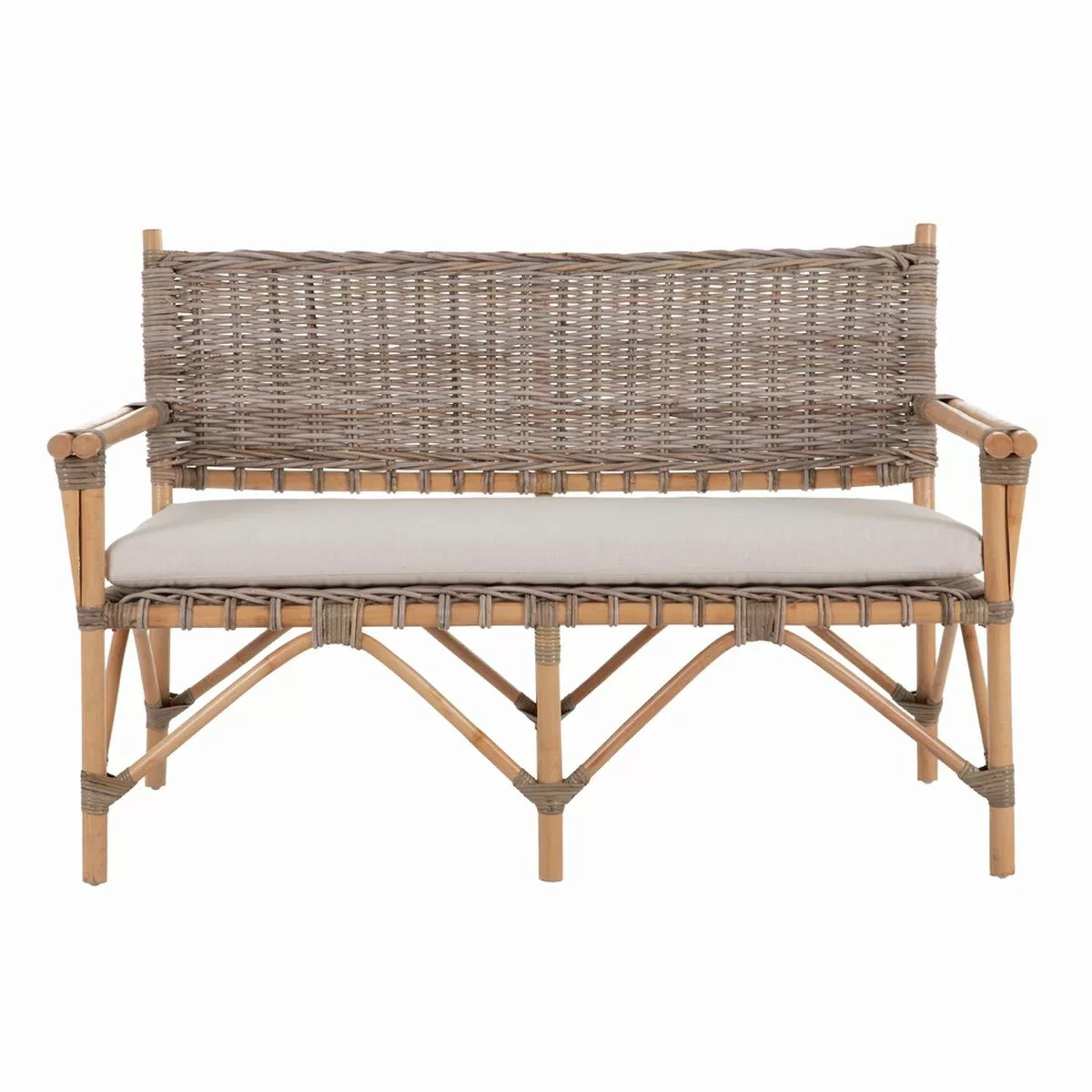 Sofa 124,5 X 70 X 80 Cm Natürlich Rattan günstig online kaufen