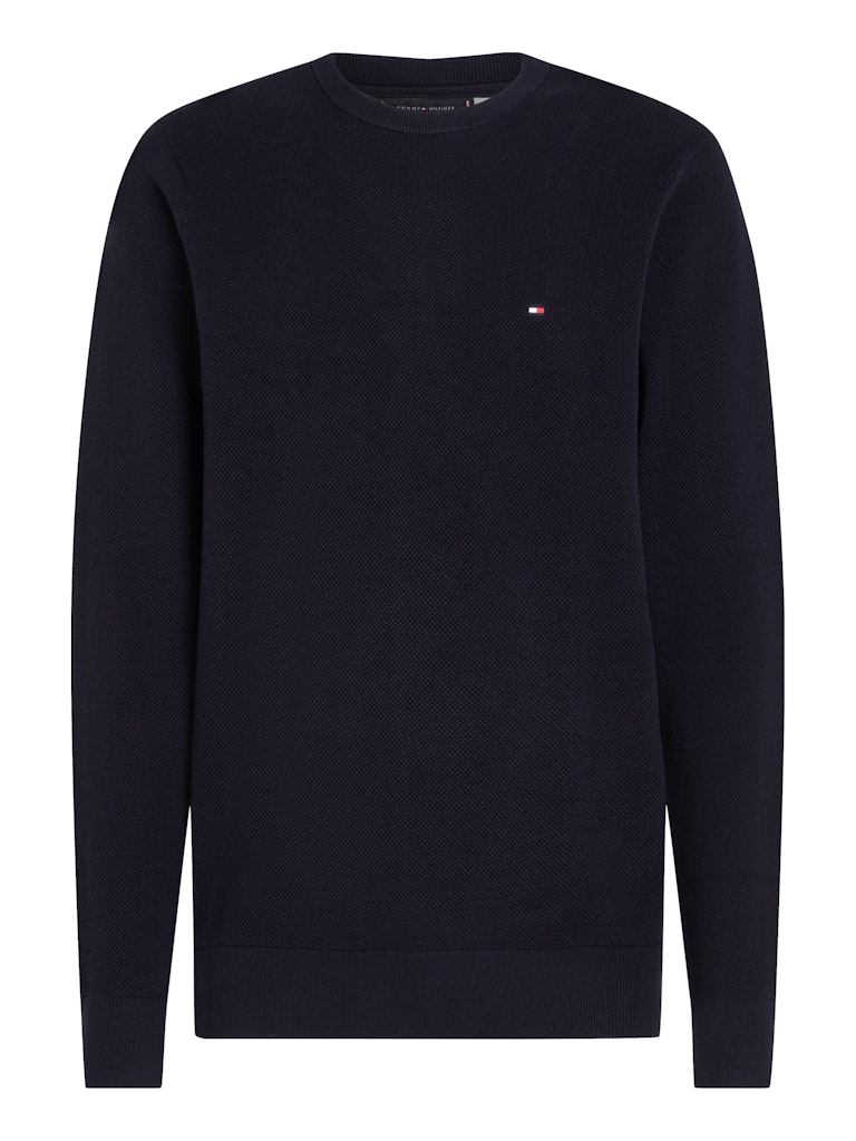 Tommy Hilfiger Sweater Essential Structure Navy - Größe XL günstig online kaufen